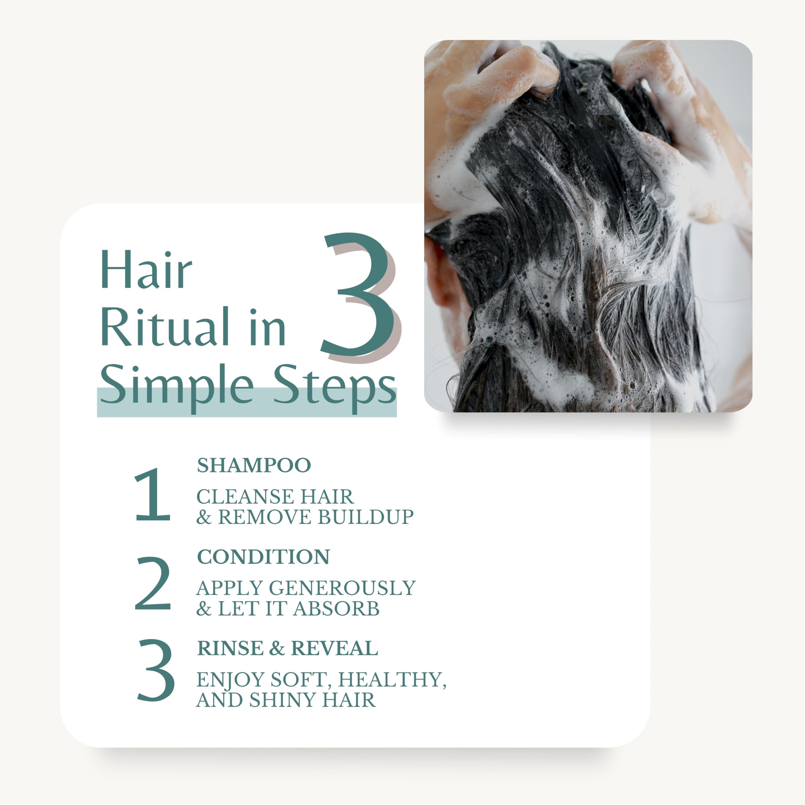 EDENIKA BOTANICALS Rosemary Biotin Shampoo and Conditioner Set for Hair Strengthening - EDENIKA BOTANICALS Official Product View 6
