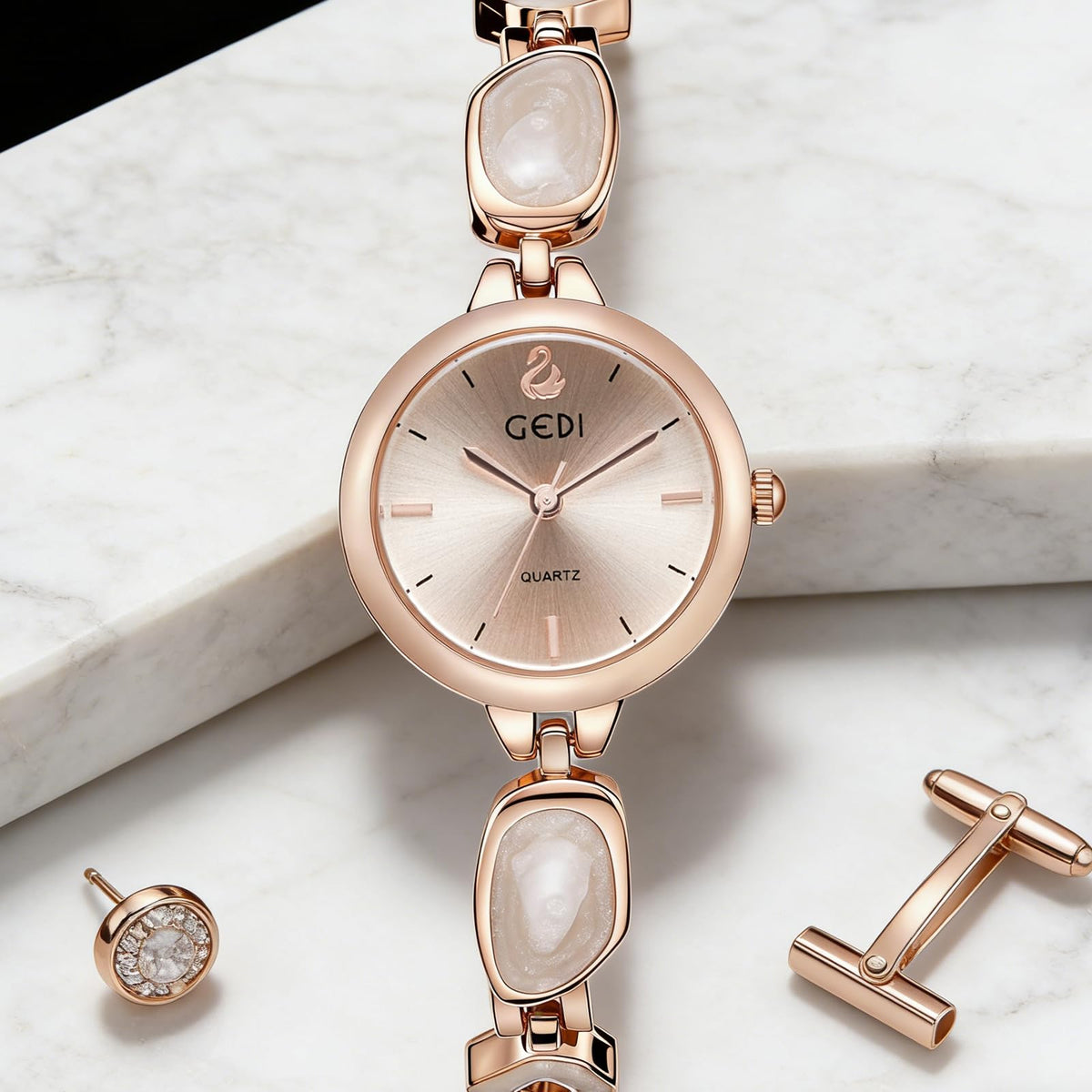 XG co Vintage Pearl Bracelet Watch for Women - XG.&co Official Imagery - 8