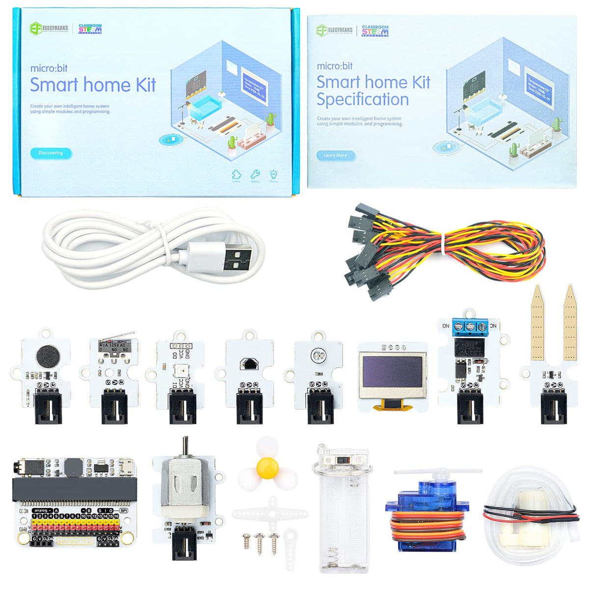 ELECFREAKS microbit Smart Home Kit Micro bit Sensor Starter - EF ELECFREAKS Official Imagery - 1