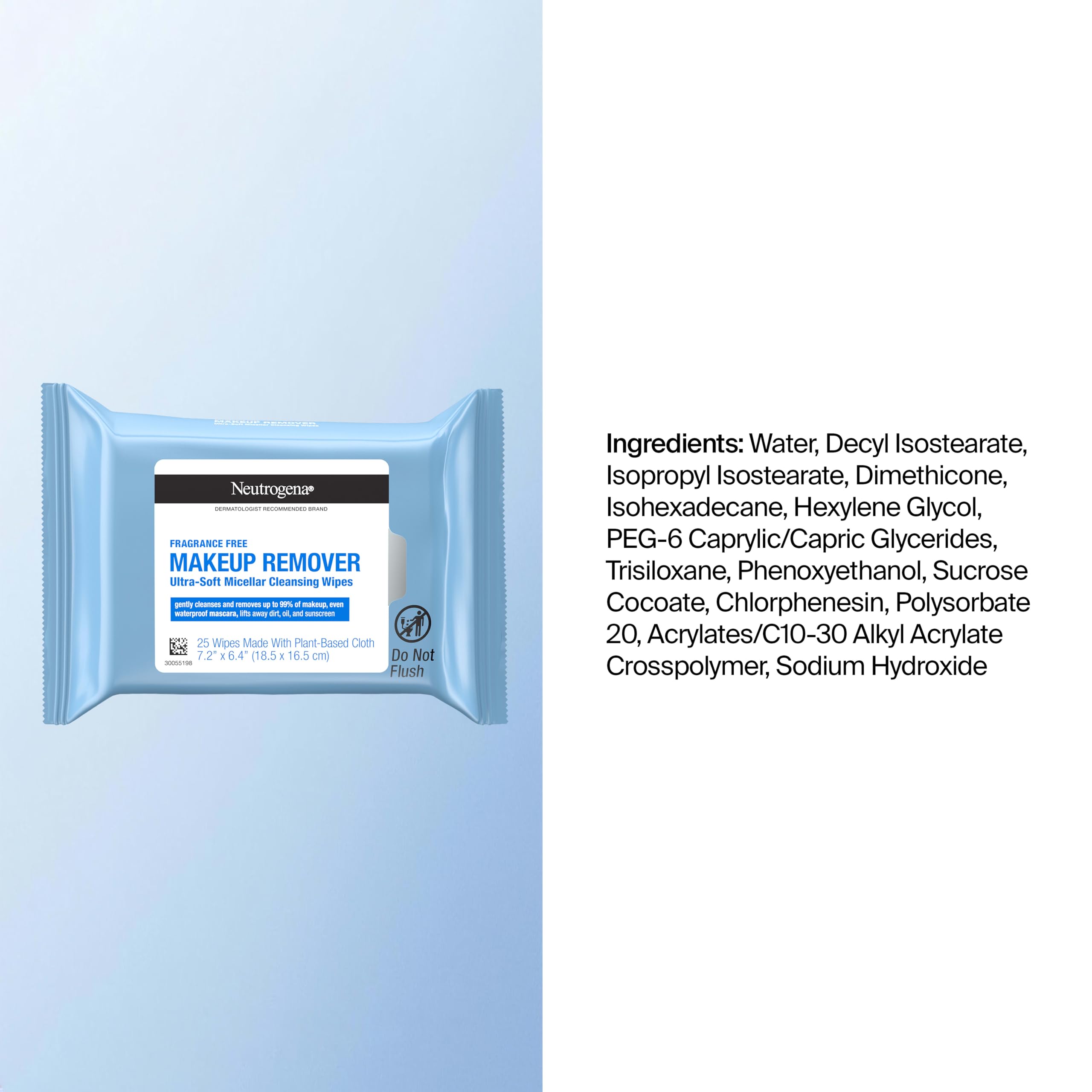 Elefair Tech Neutrogena Makeup Remover Wipes, Fragrance - Free & 25 Ct - Elefair Tech Official Product View 9