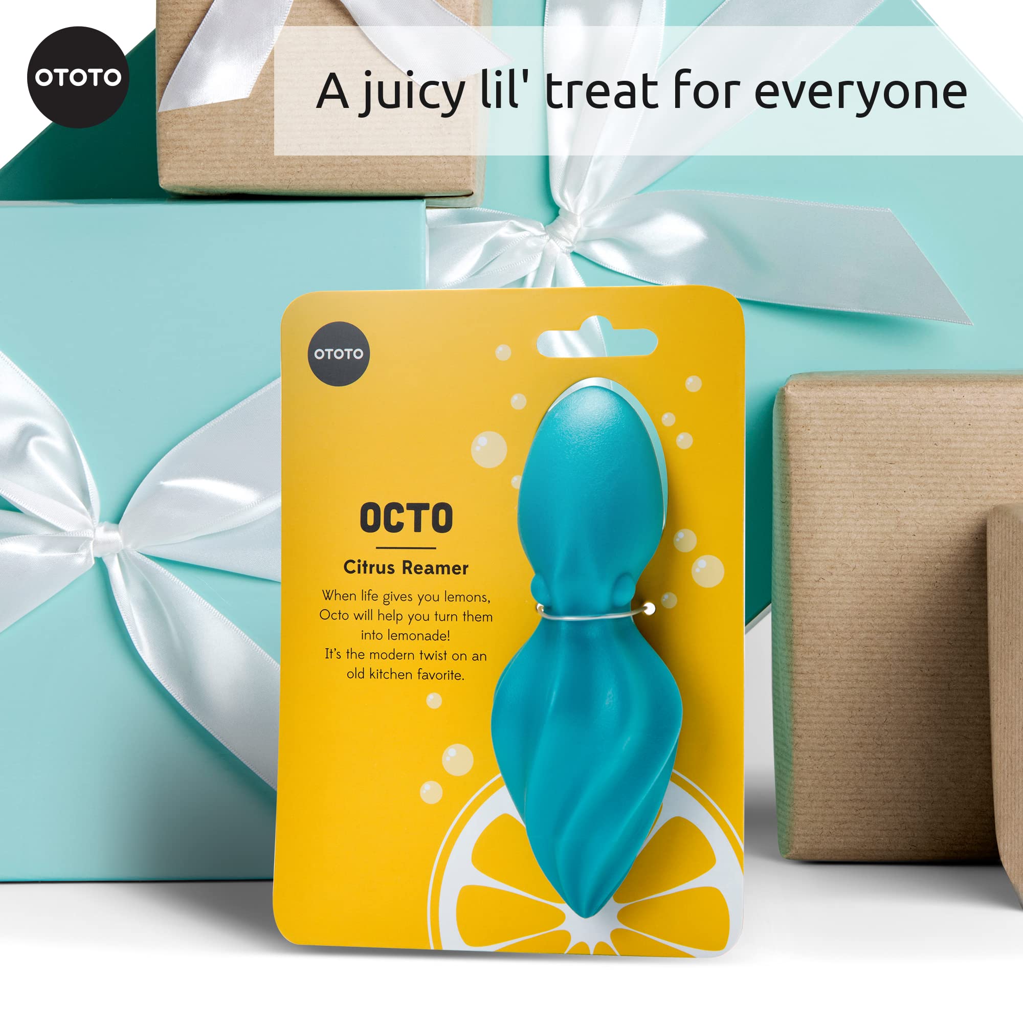 OTOTO OCTO Lemon Juicer Hand - Easy to Hold Lemon Squeezer Manual for - View 7