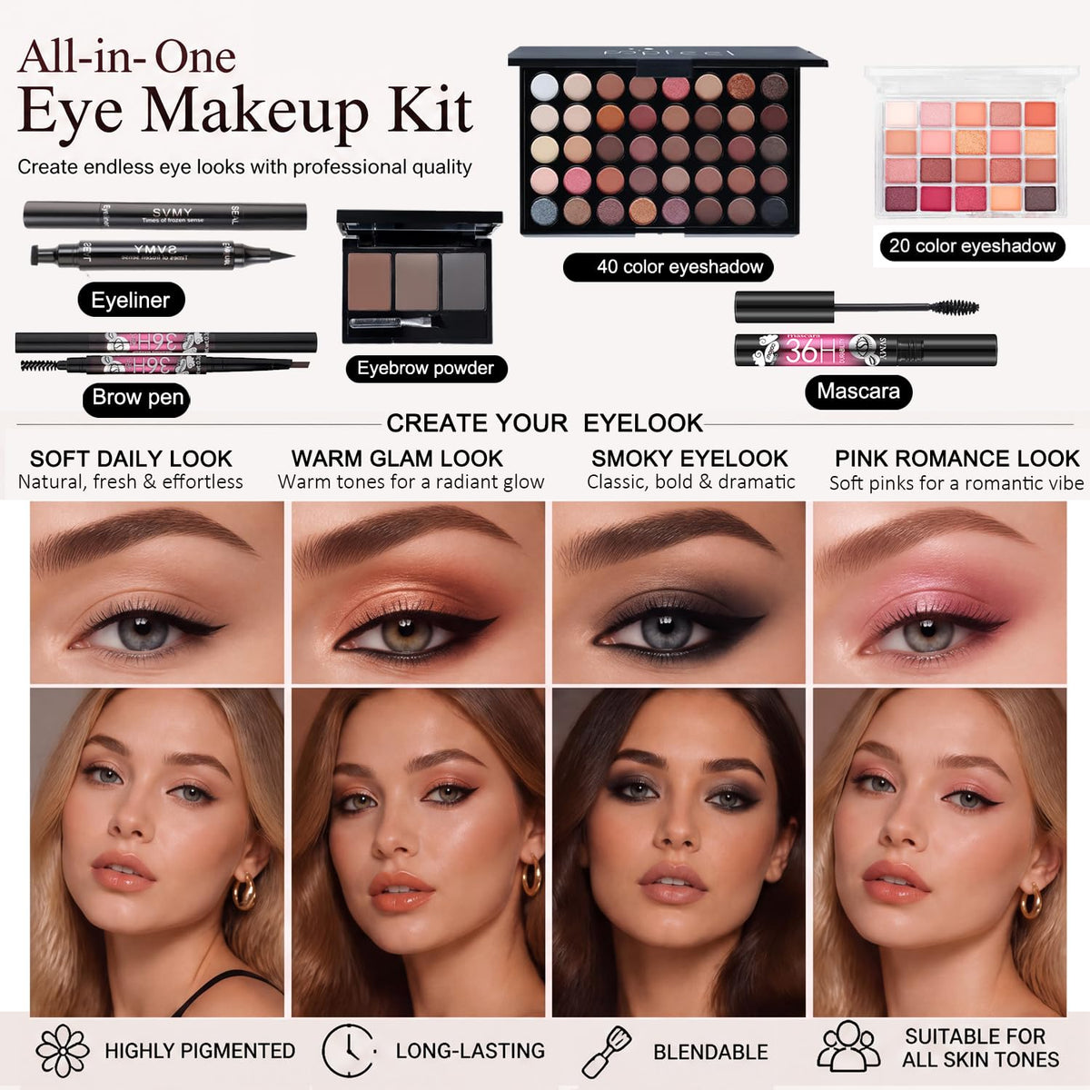 All in One Makeup Kit for Women Full Kit Makeup Set for Teen - XEVORIA Official Imagery - 5