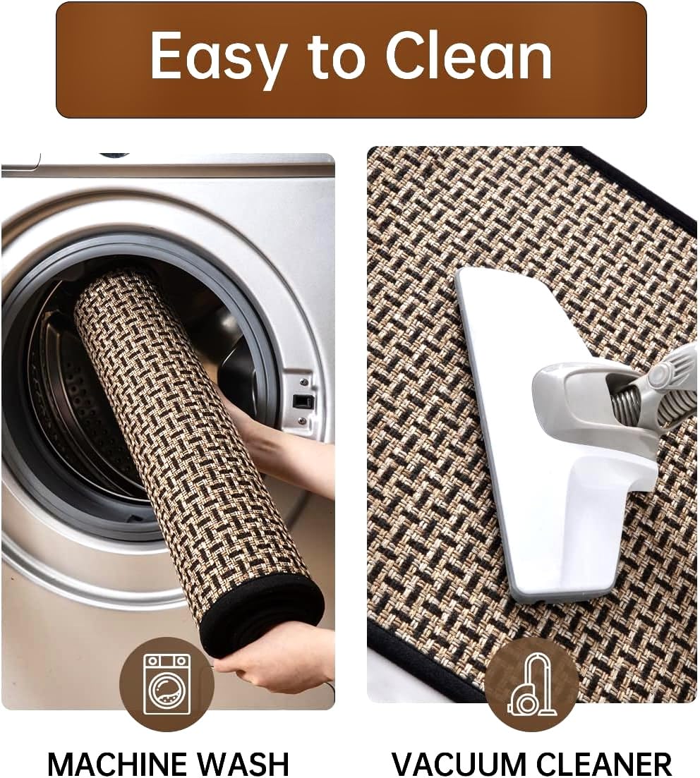 eqivei Kitchen Rugs Non Slip Washable 2 Piece Kitchen Mats - eqivei Official Imagery - 7