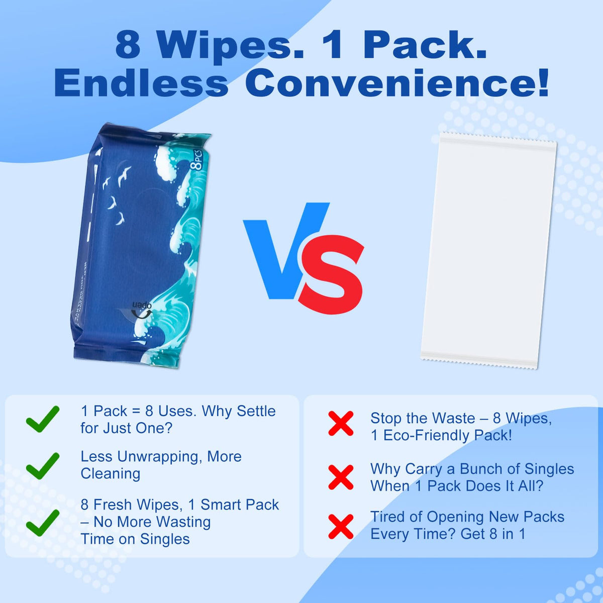 384 PCS Mini Travel Size Wet Wipes Hand Wipes Travel Size - twoworld Official Imagery - 8