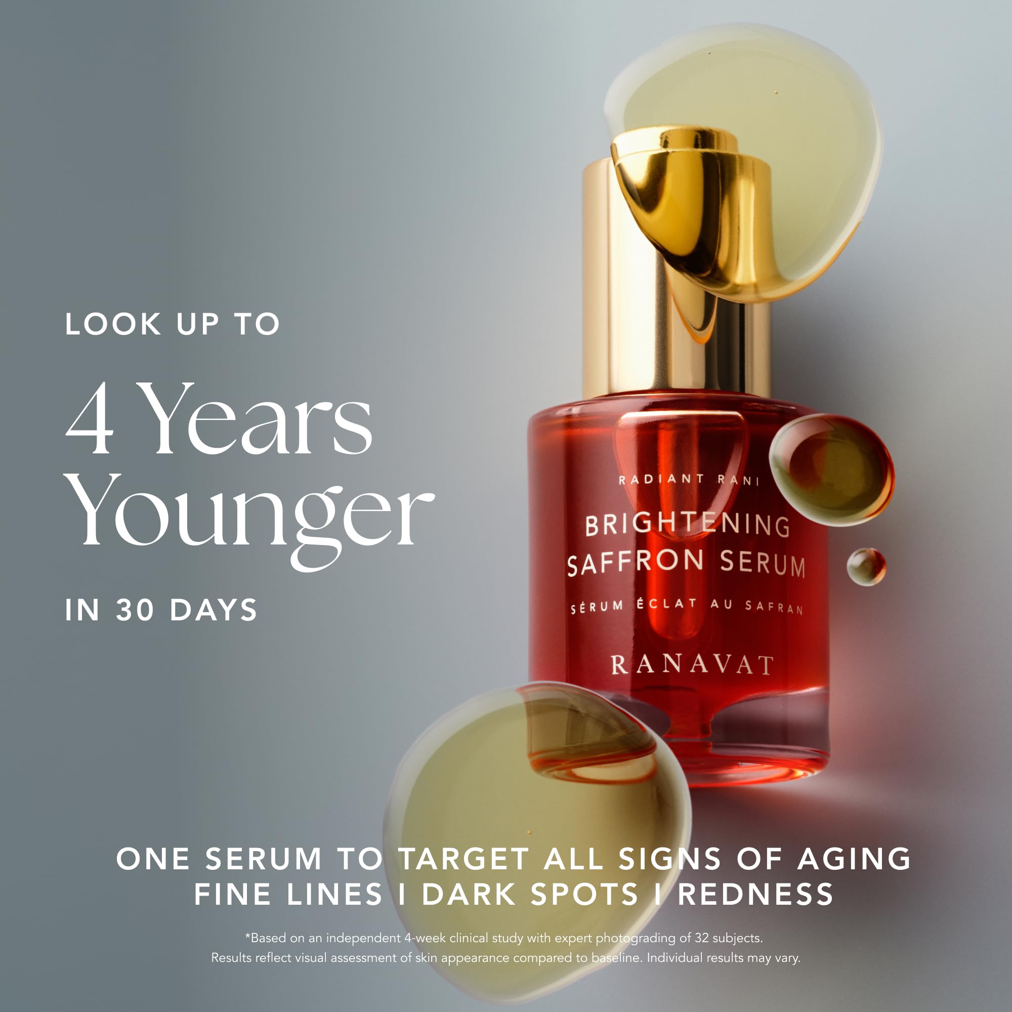 RANAVAT BOTANICS RANAVAT Saffron Brightening Face Serum & Dark Spot Treatment - RANAVAT BOTANICS Official Product View 3