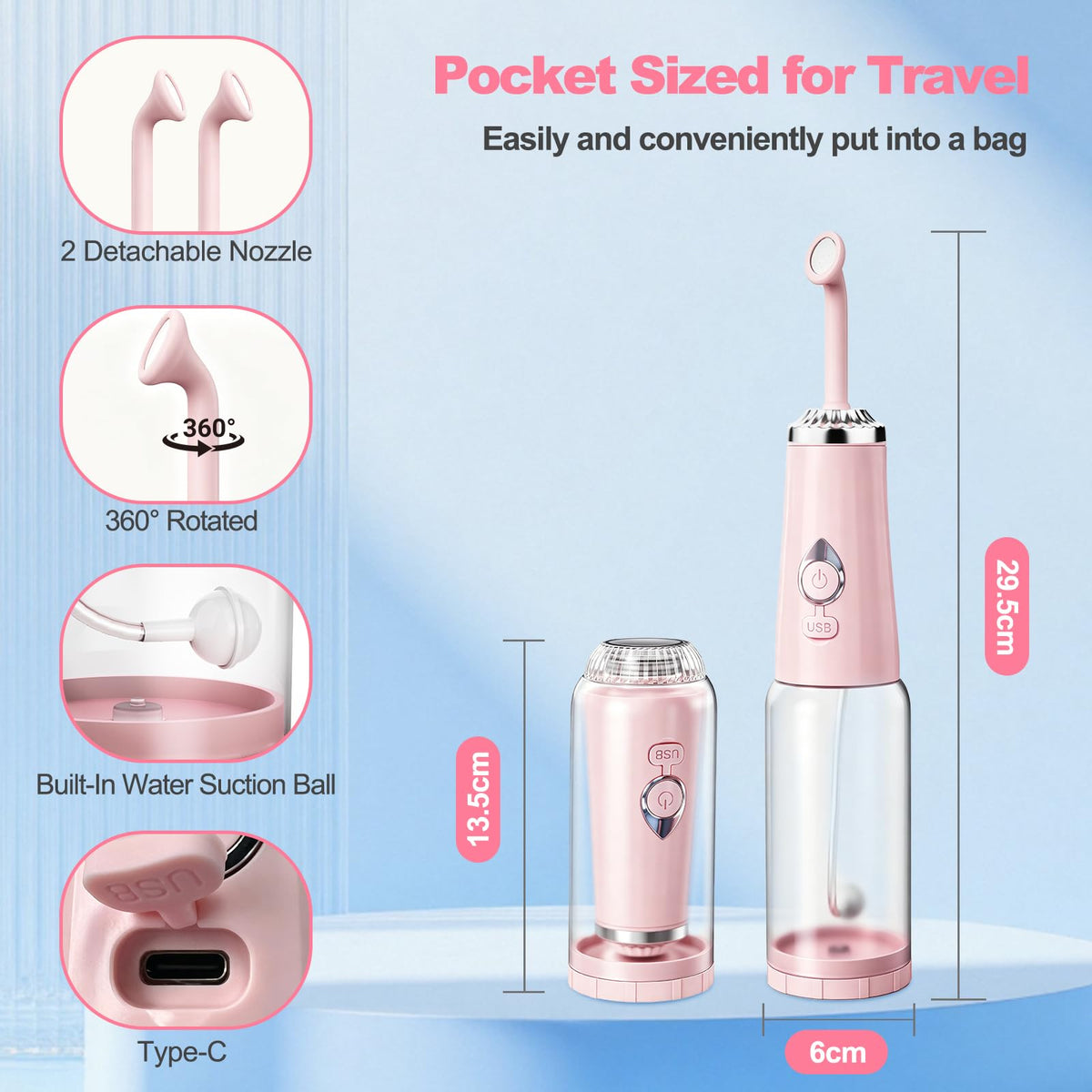 Portable Bidet for Travel - Bestery Official Imagery - 3