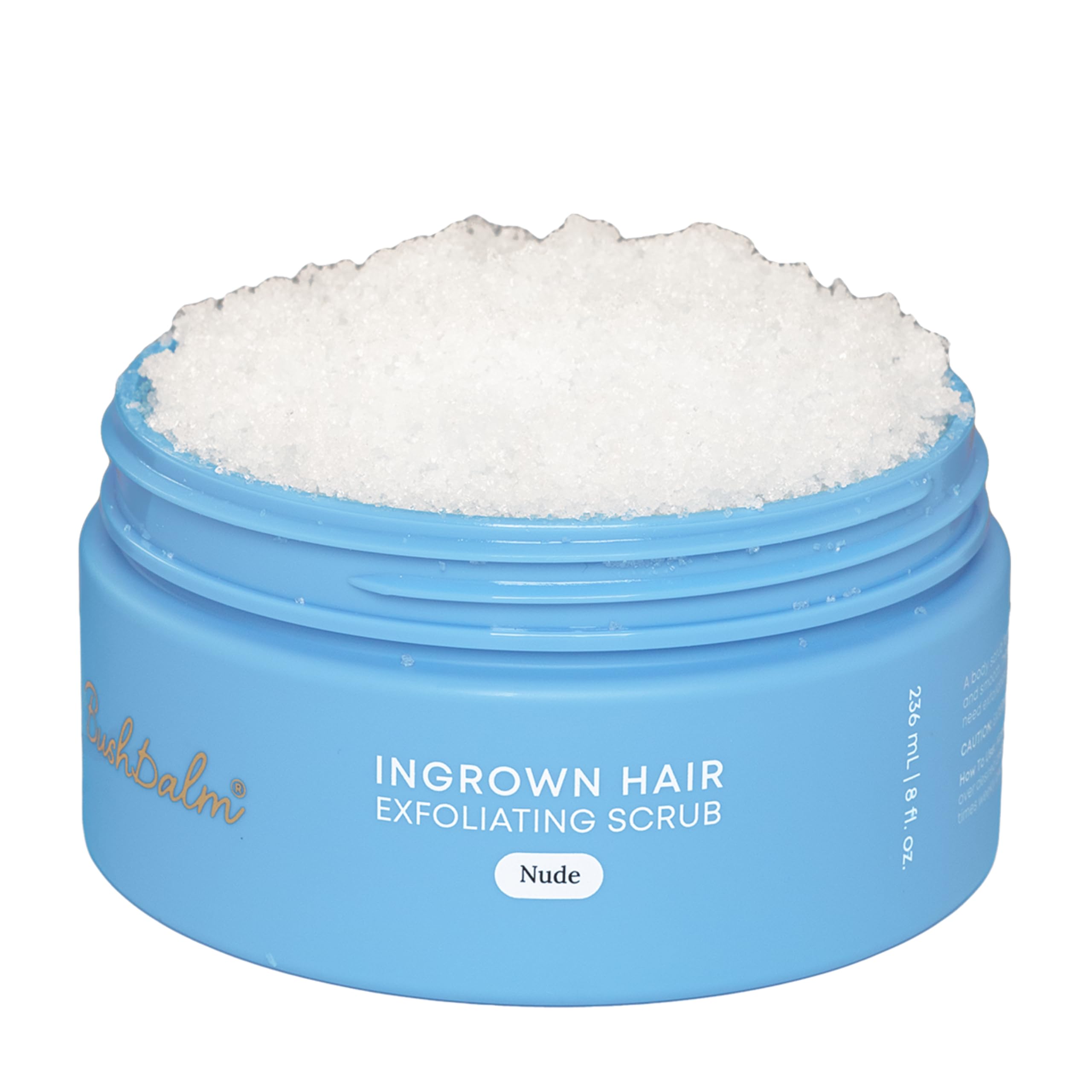 Bushbalm Ingrown Hair Exfoliating Body Scrub - Nude, 236ml