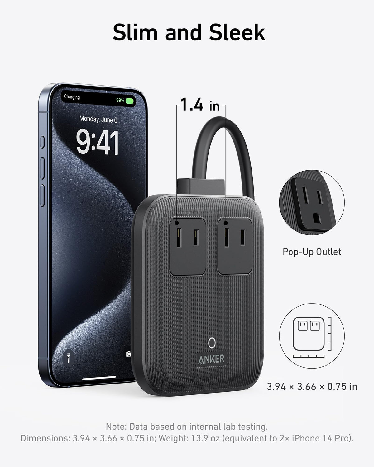 Anker Travel Power Strip Anker Nano 67W Max 6 in 1 USB C - Anker Official Imagery - 4