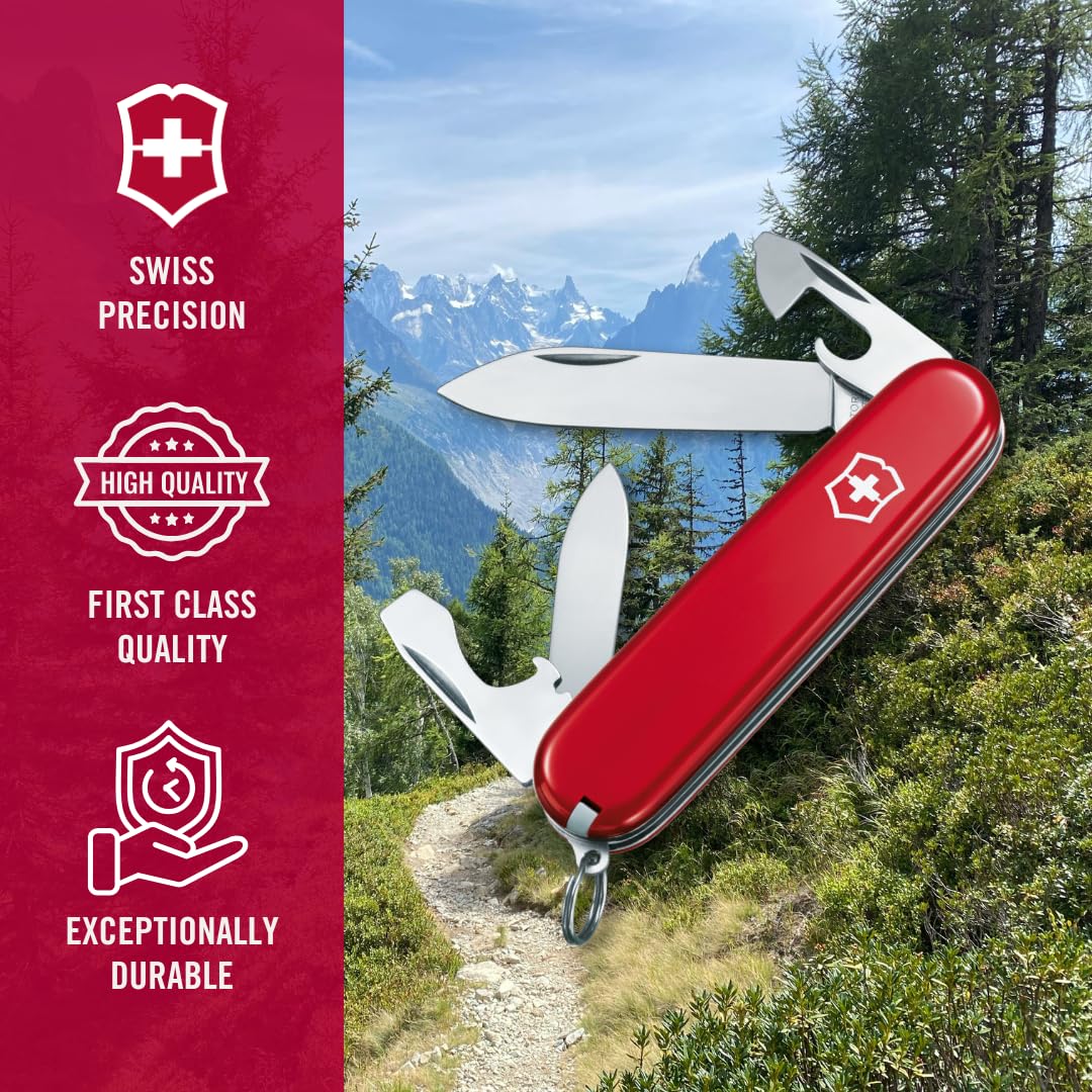 Victorinox Recruit Swiss Army Knife 10 Function Pocket Knife - Premium Selection Official Imagery - 7