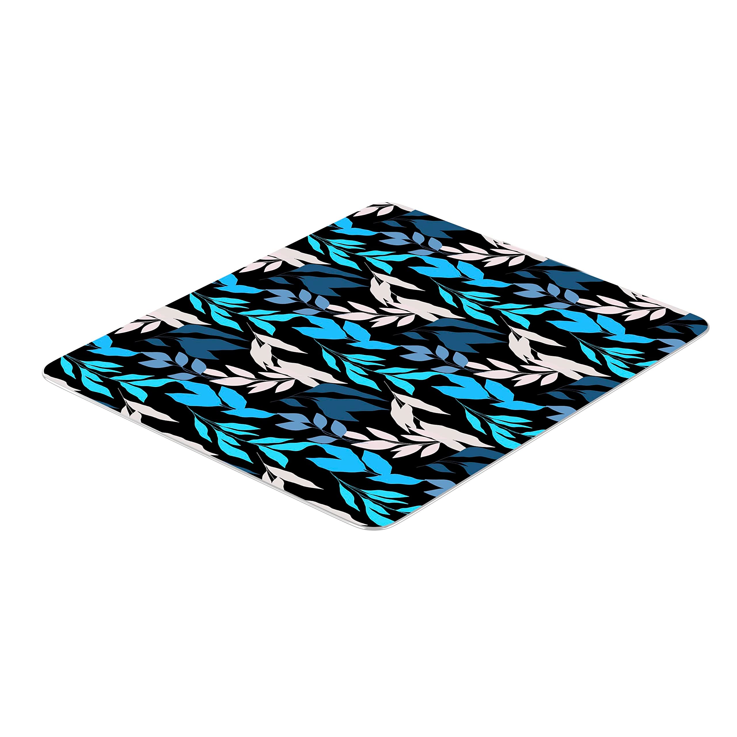 Bonamaison rectangle mouse pad with digitally printed design, non-slip bottom, 22x18 cm for office or home use.