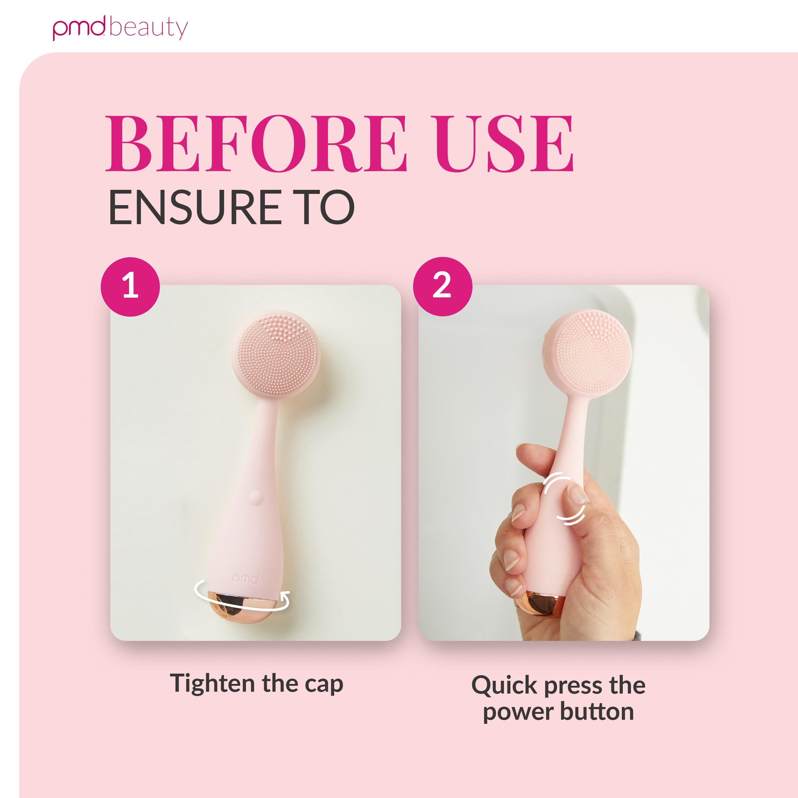 PMD Beauty Clean Facial Cleansing Brush Waterproof Silicone - Premium Selection Official Imagery - 6