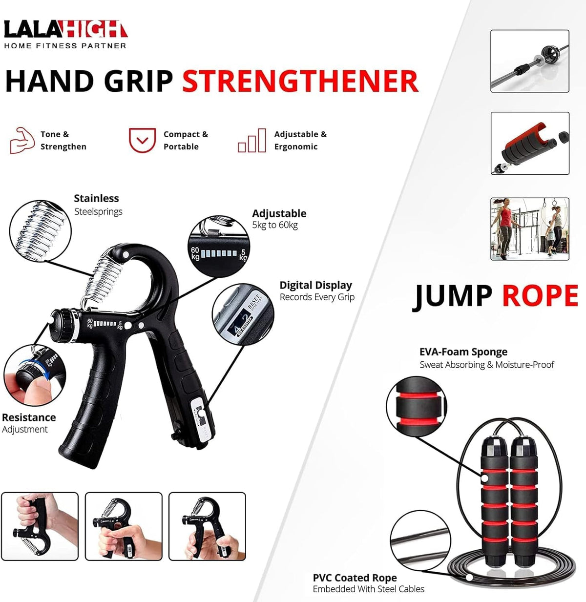Upgraded Push Up Board 36 in 1 Home Gym Equipment with Ab - LALAHIGH Official Imagery - 5