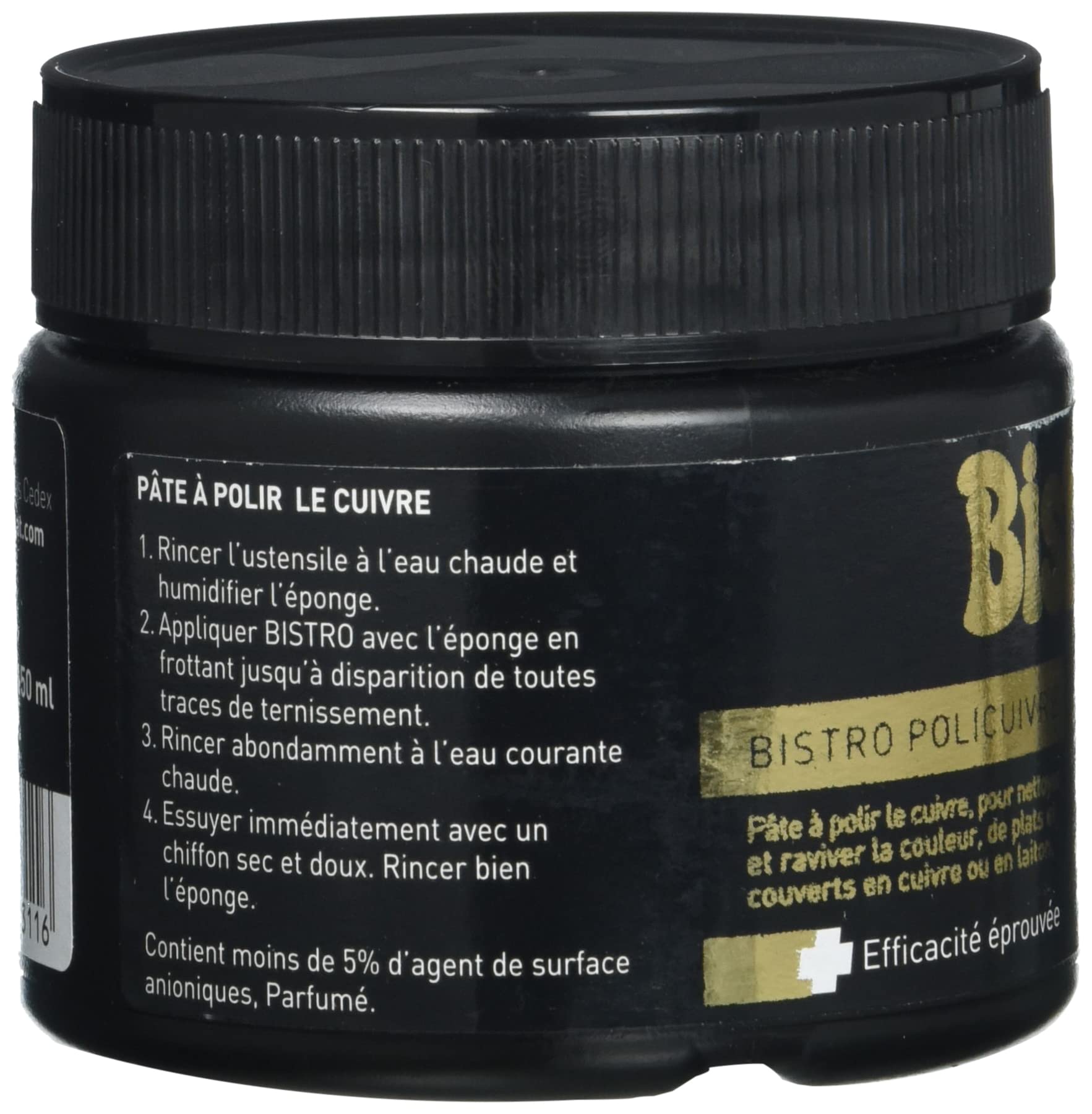Matfer Bourgeat Bistro Copper Cleaning Paste, 5 fl. oz.
