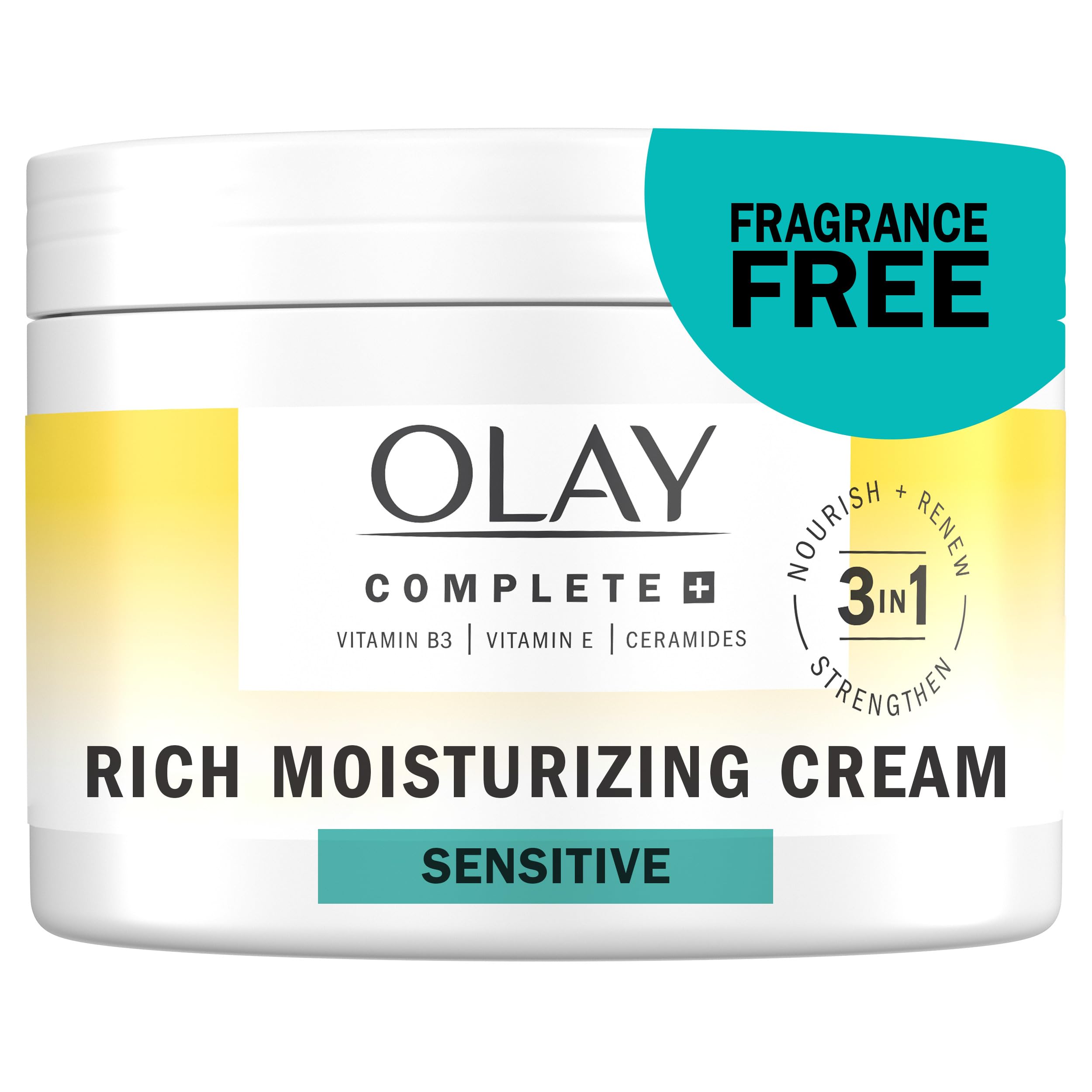 Olay Face Moisturizer, Complete+ Rich Moisturizing Cream - Olay