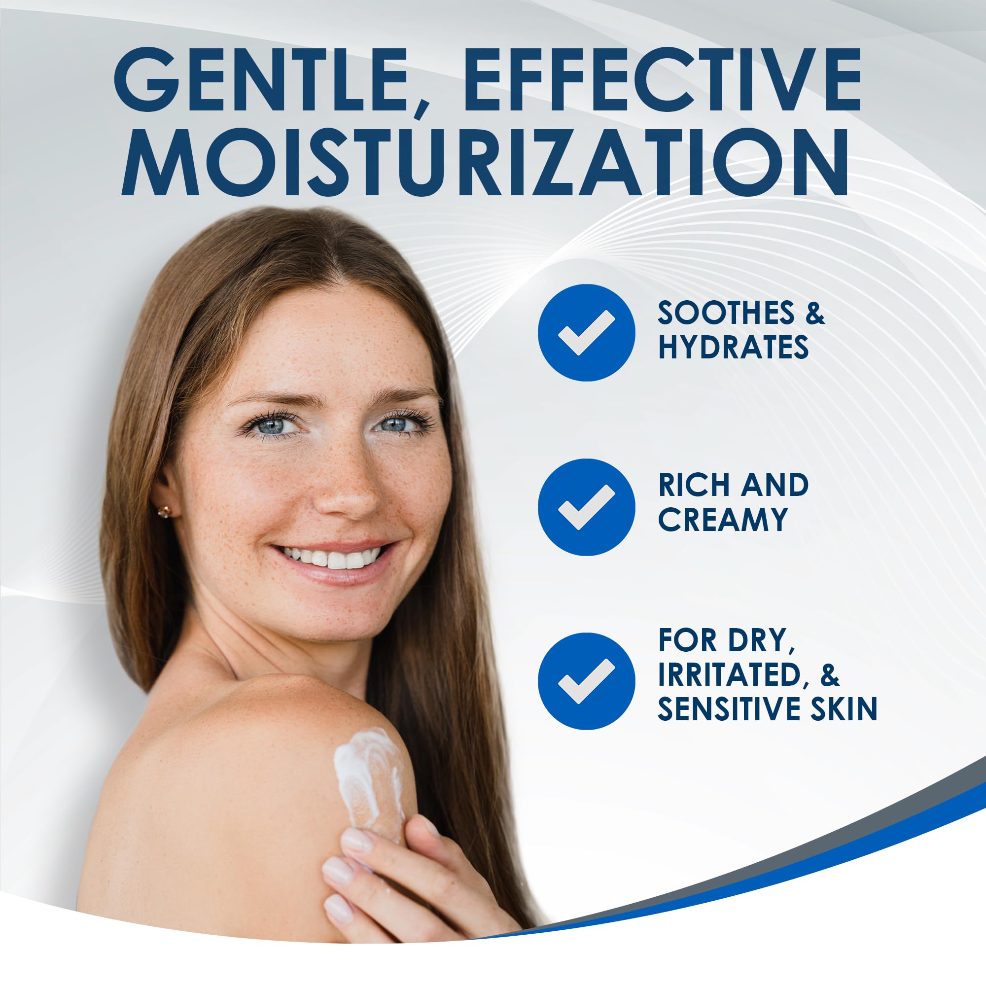 Vanicream Moisturizing Cream Body Face Moisturizer 16 Oz - Vanicream Official Product Imagery - 3
