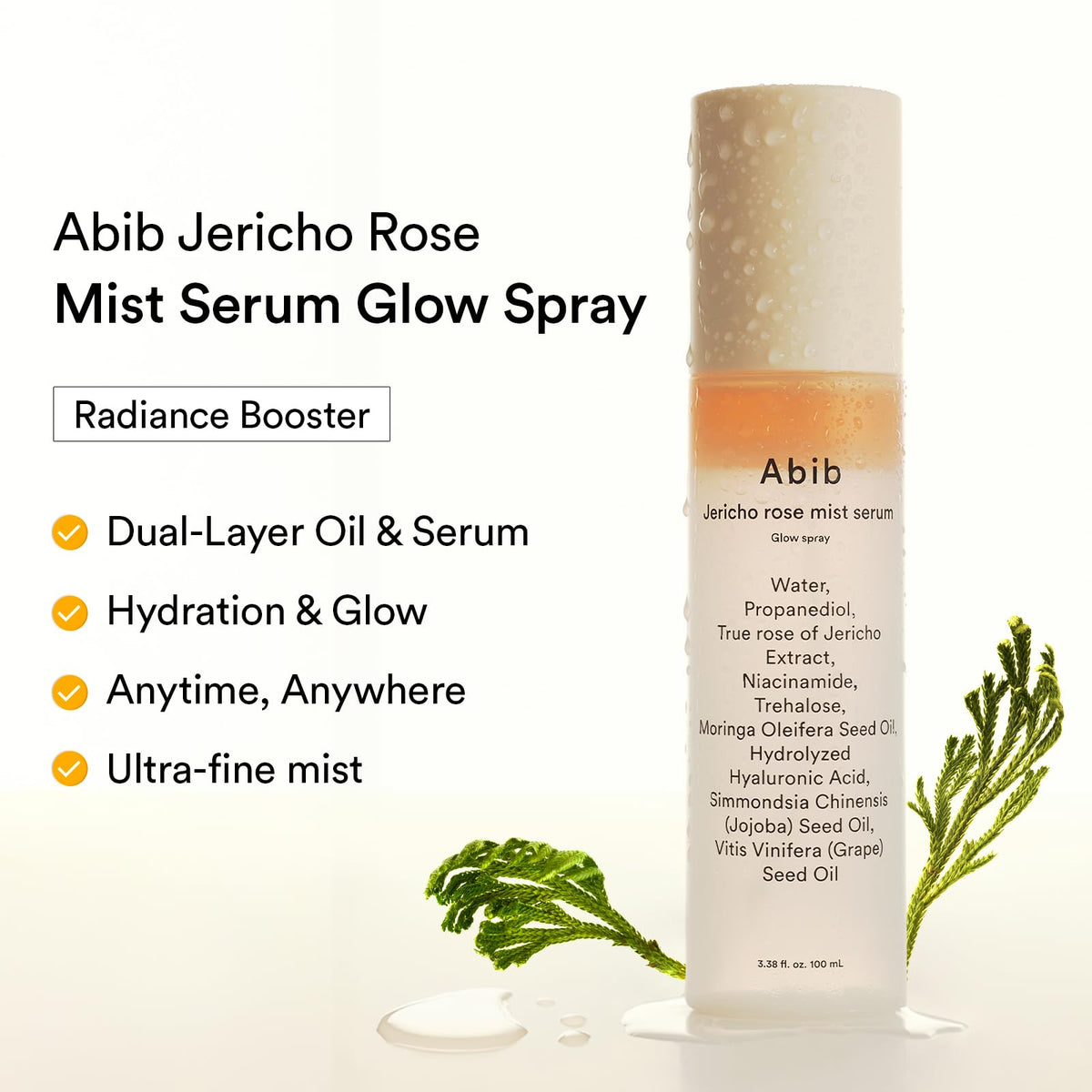 Abib Jericho Rose Mist Serum Glow Spray 3 38 fl oz I Vegan - Abib Official Imagery - 3