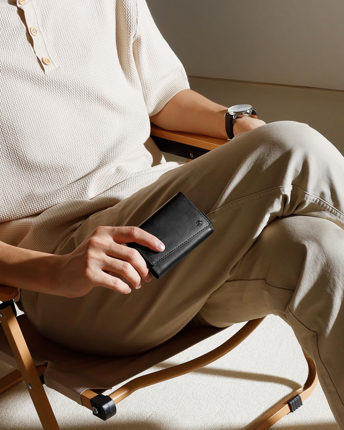 YESIIW Premium Genuine Leather Wallet for Men - YESIIW Official Imagery - 6