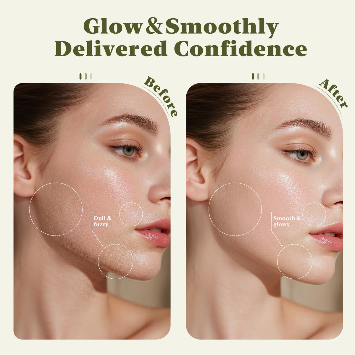 Dermaplane Razor for Women Face Peach Fuzz Exfoliation with - BNU Official Imagery - 4