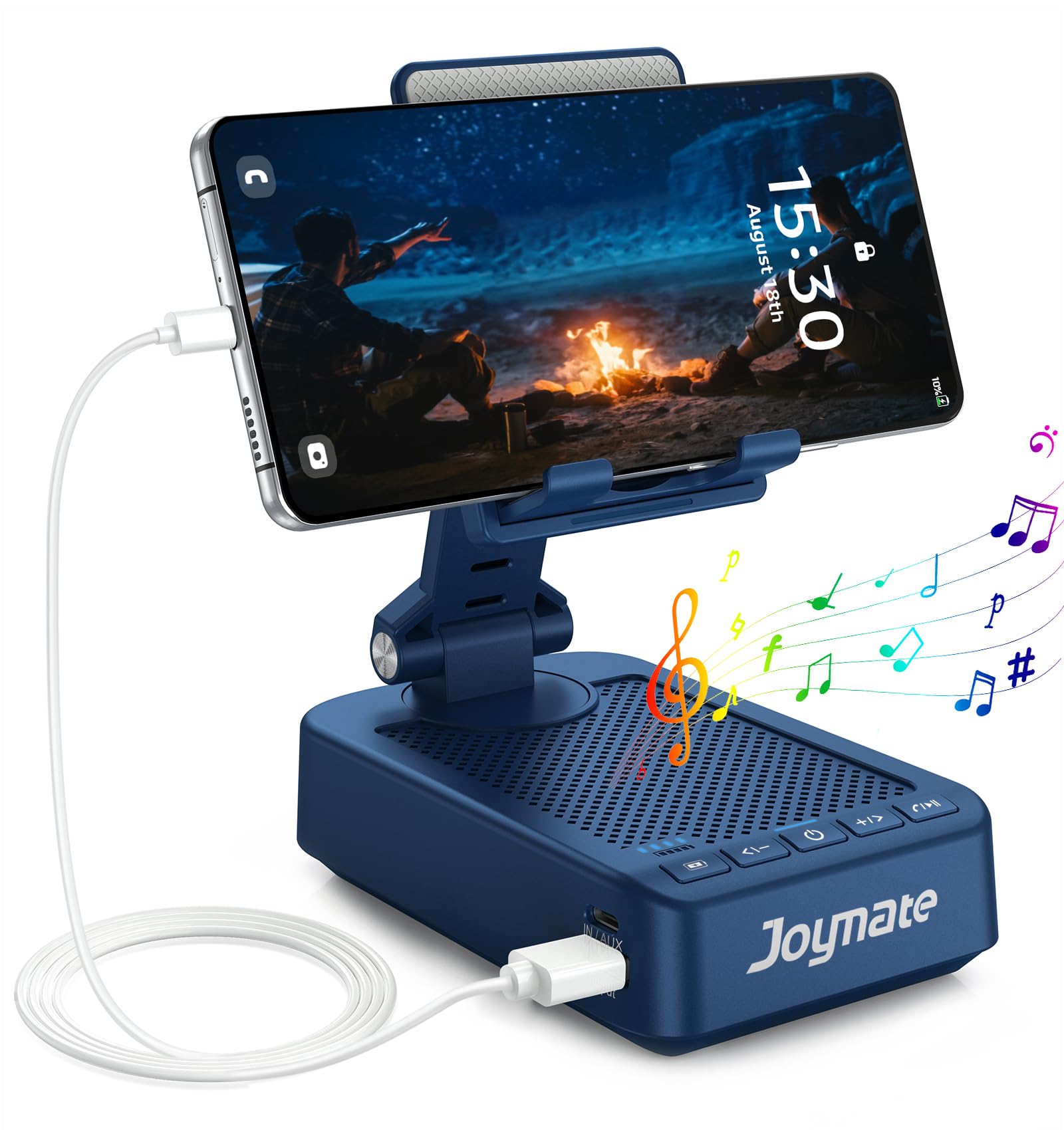 Joymate Gifts for Men Women, Phone Stand with Bluetooth Speaker a by Joymate - Angle View 10