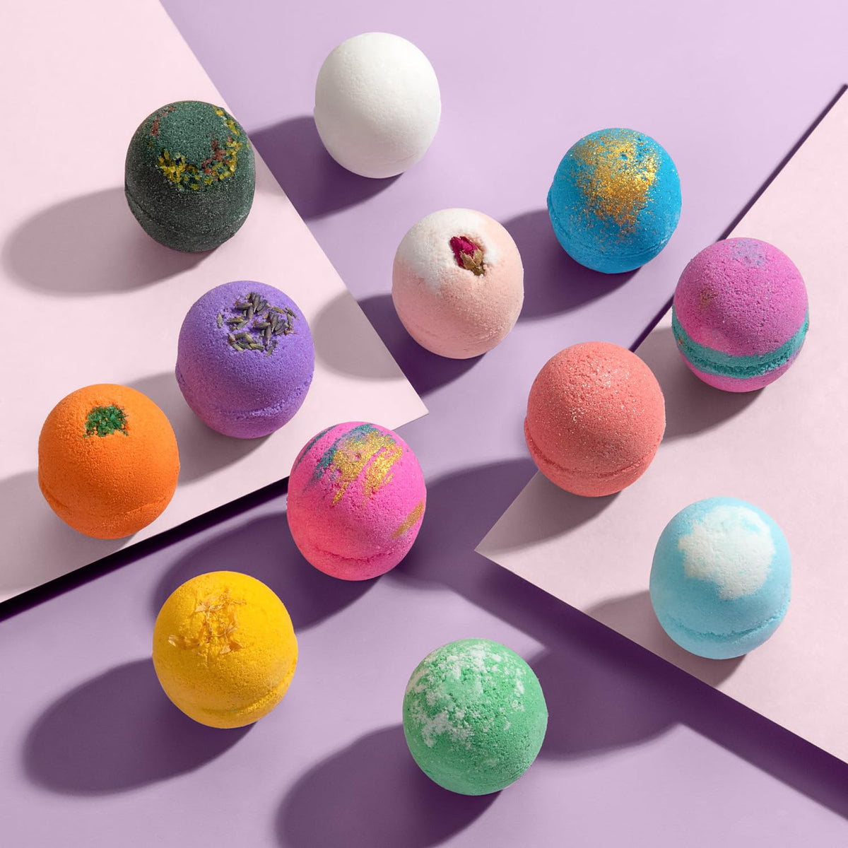 LifeAround2Angels Bath Bombs Gift Set 12 USA made Fizzies - Lifearound2angels Official Imagery - 7