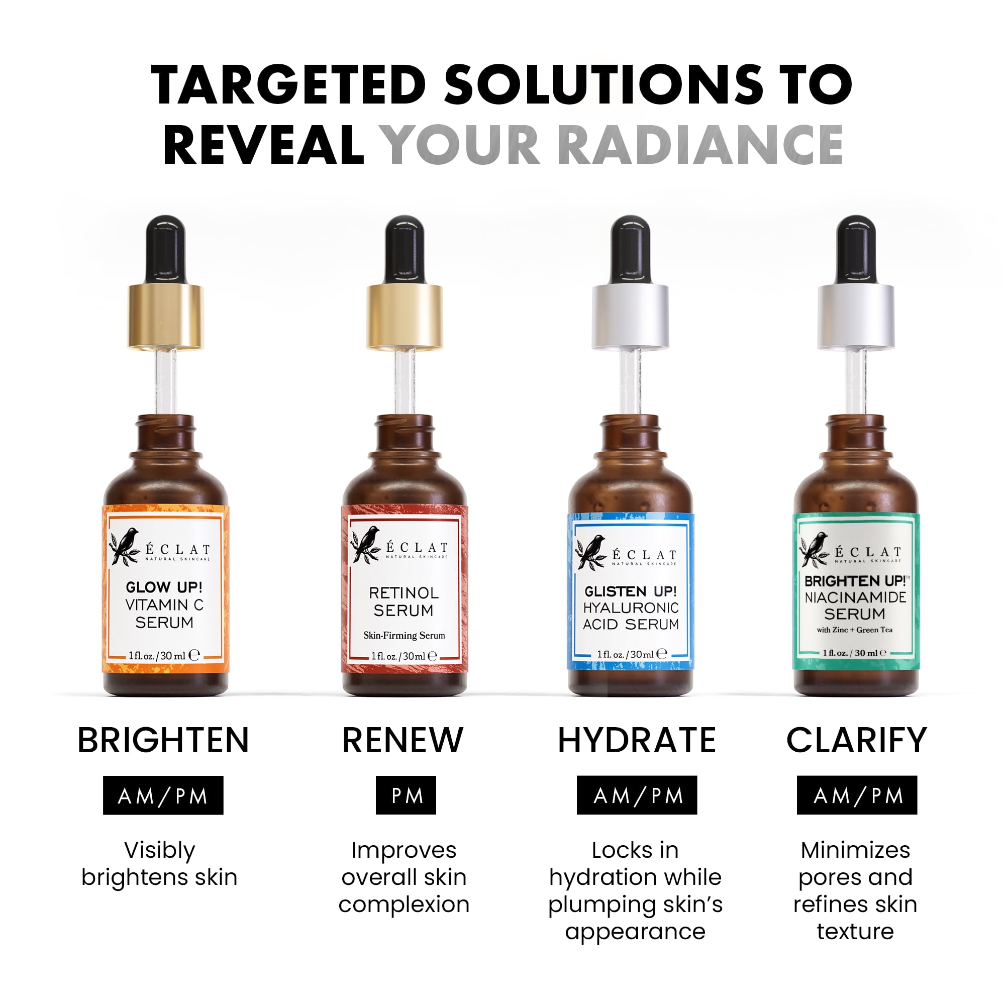 Eclat Skincare Renewing Retinol Serum for Face - Anti Aging Serum with - Eclat Skincare Official Product View 6