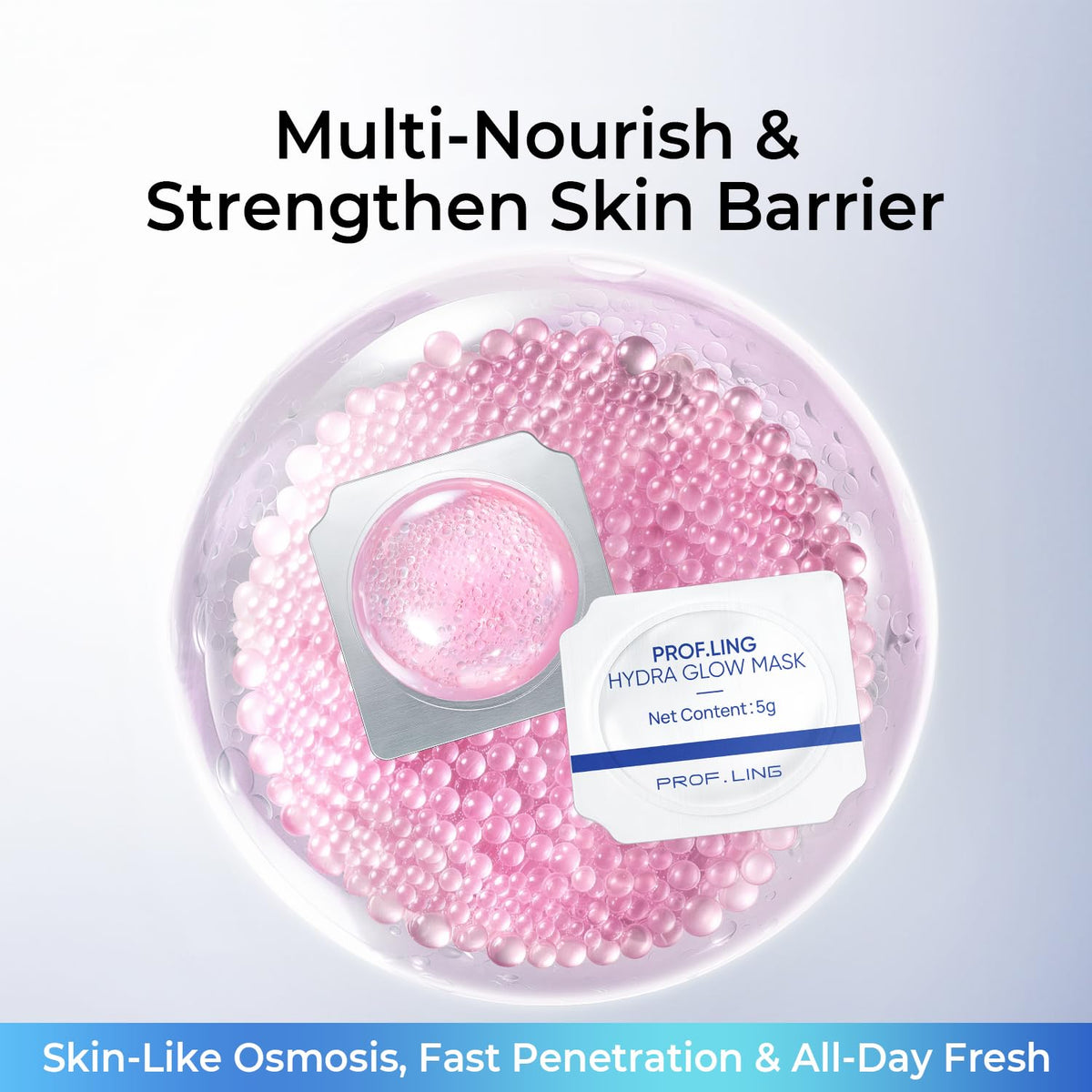 Hydra Glow Mask 5g 15pcs infused with PDRN Collagen - PROF.LING Official Imagery - 8