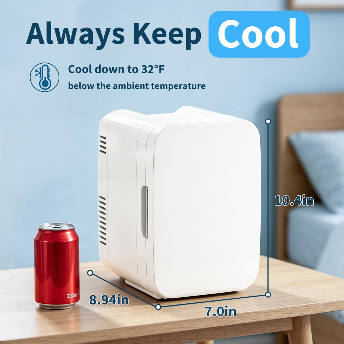 Mini Fridge for Bedroom - JrostKault Official Imagery - 3