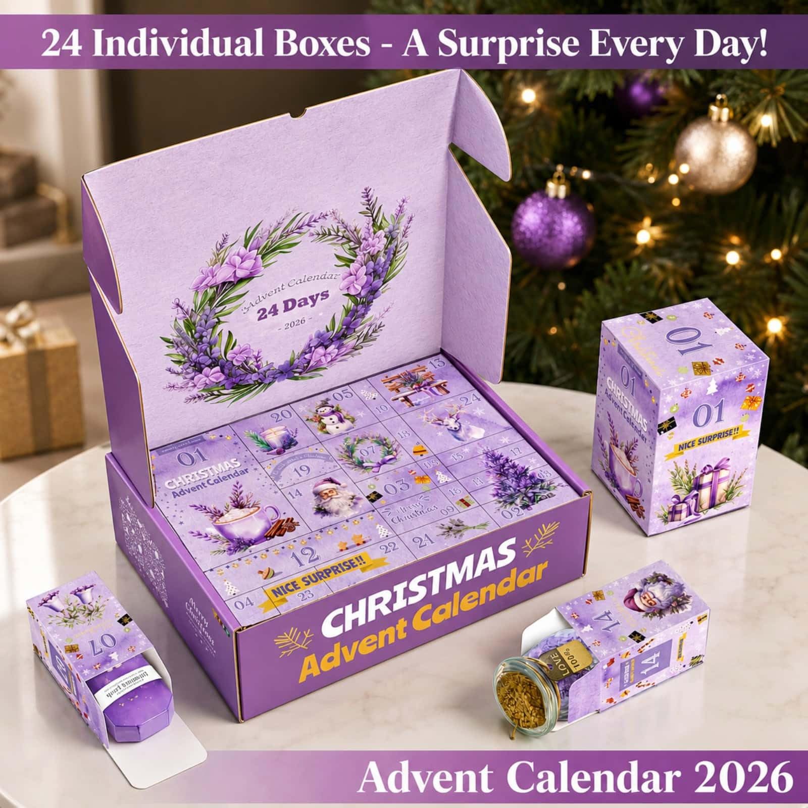 Advent Calendar 2026 Adult Women 24 Days of Christmas - Exun Official Product Imagery - 3