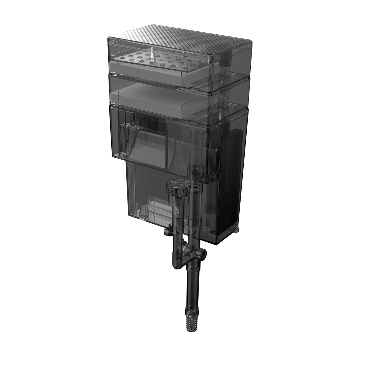 HOB Aquarium Filter 8W 800L H 3 in 1 Ultra Quiet for 30 55 - Sunbmebge Official Imagery - 2