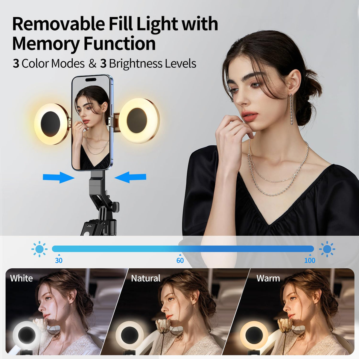Magnetic Vlogging Kit for iPhone Android 71 Auto Face - yAyusi Official Imagery - 8