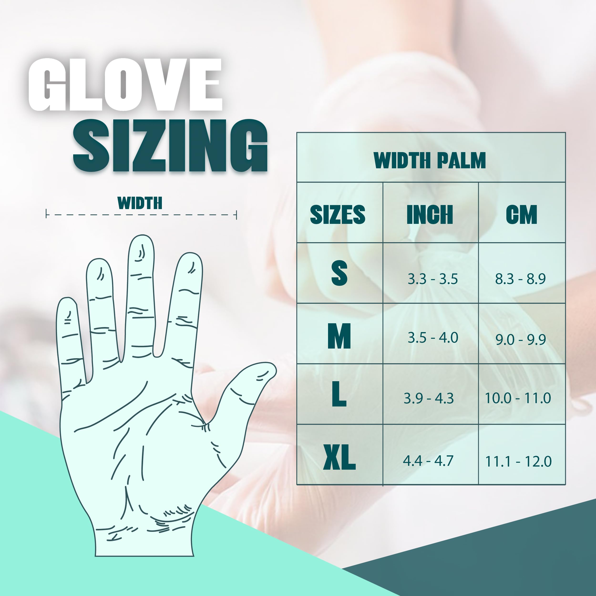 London Labs Medical Clear Vinyl Gloves Powder Free & Latex Free, - London Labs Official Product View 6