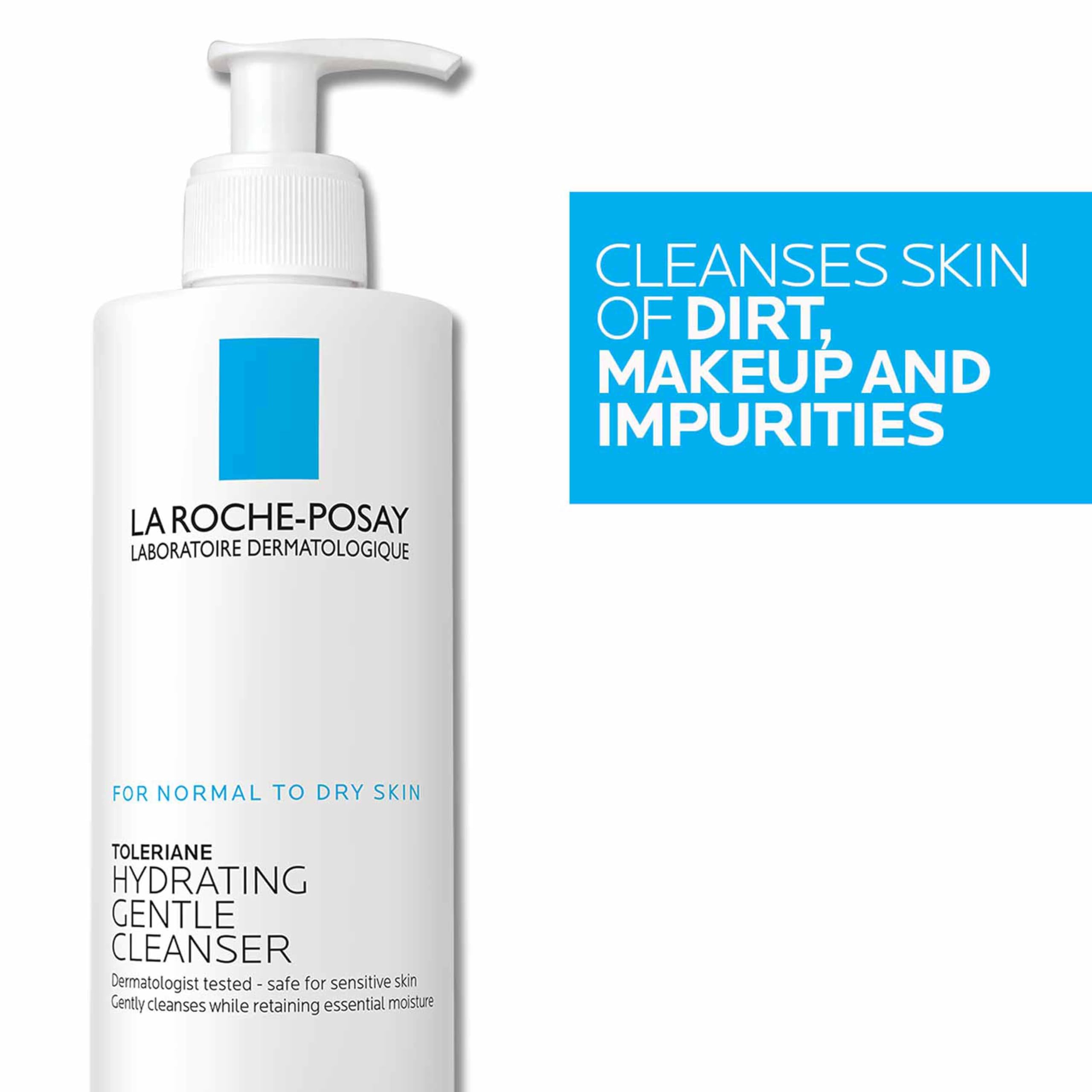 La Roche-Posay Toleriane Hydrating Gentle Facial Cleanser, wit... - Elefair Tech Official Product View 7