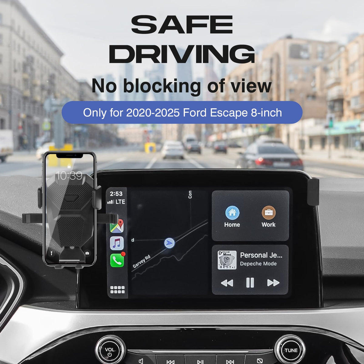 Sunsdrew Car Phone Holder for Ford Escape 2020 2026 - Sunsdrew Official Imagery - 3