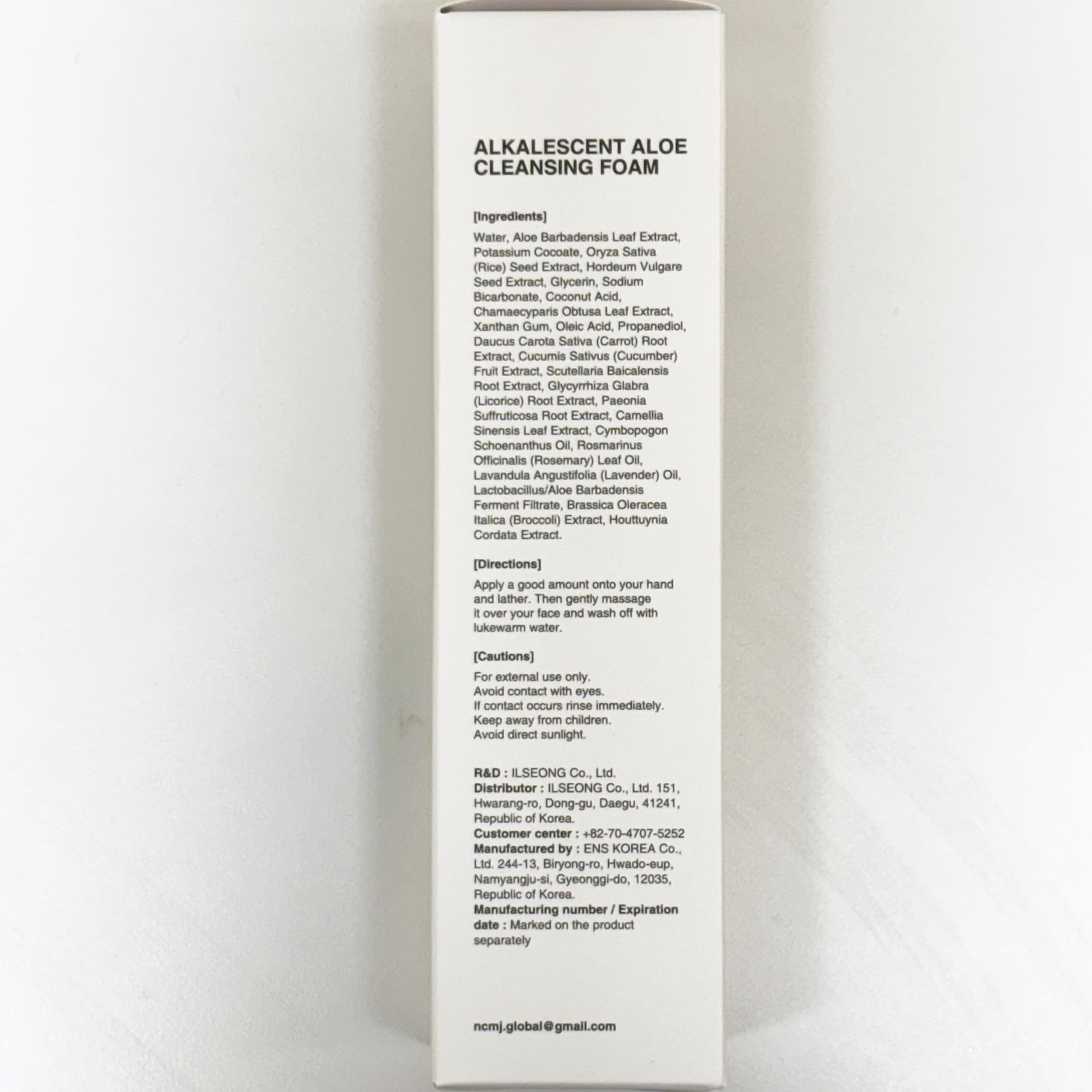 Alkalescent Aloe Cleansing Foam, Deep Cleansing Foam, Blackhead - ChungMiJung