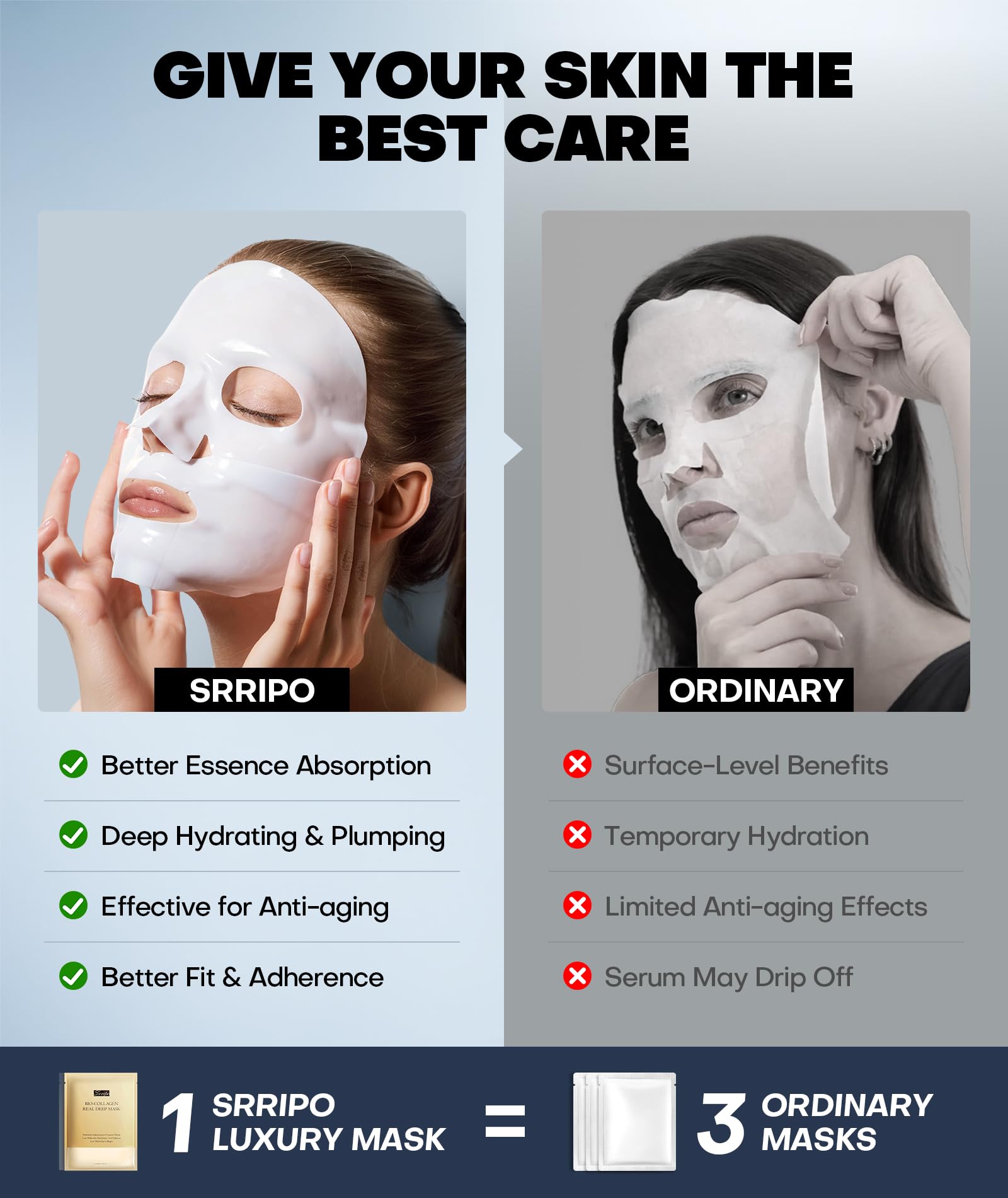 Radiant Glow Collagen Face Mask - Srripo