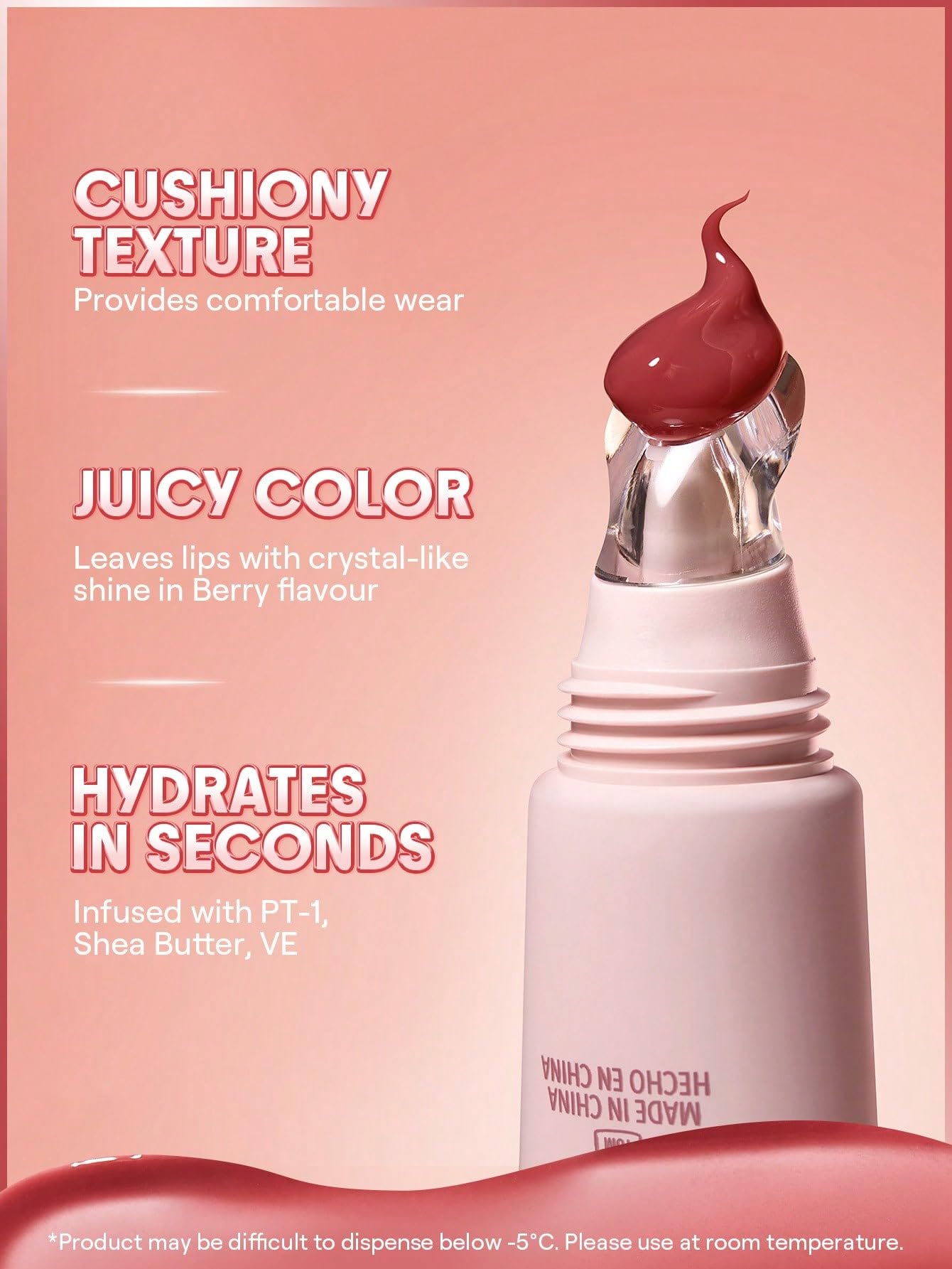 SHEGLAM Crystal Glaze Moisturizing Lip Gloss Hydrating Jelly Long Last - View 4