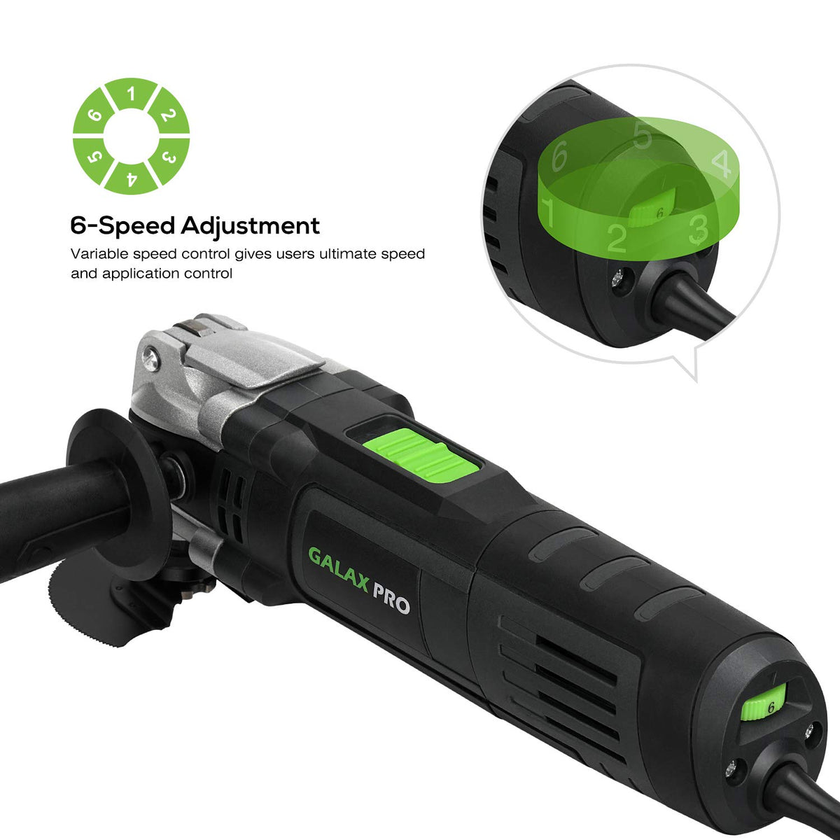 GALAX PRO Corded Oscillating Multi Tool Kit 3 5A with 30Pcs - GALAX PRO Official Imagery - 7