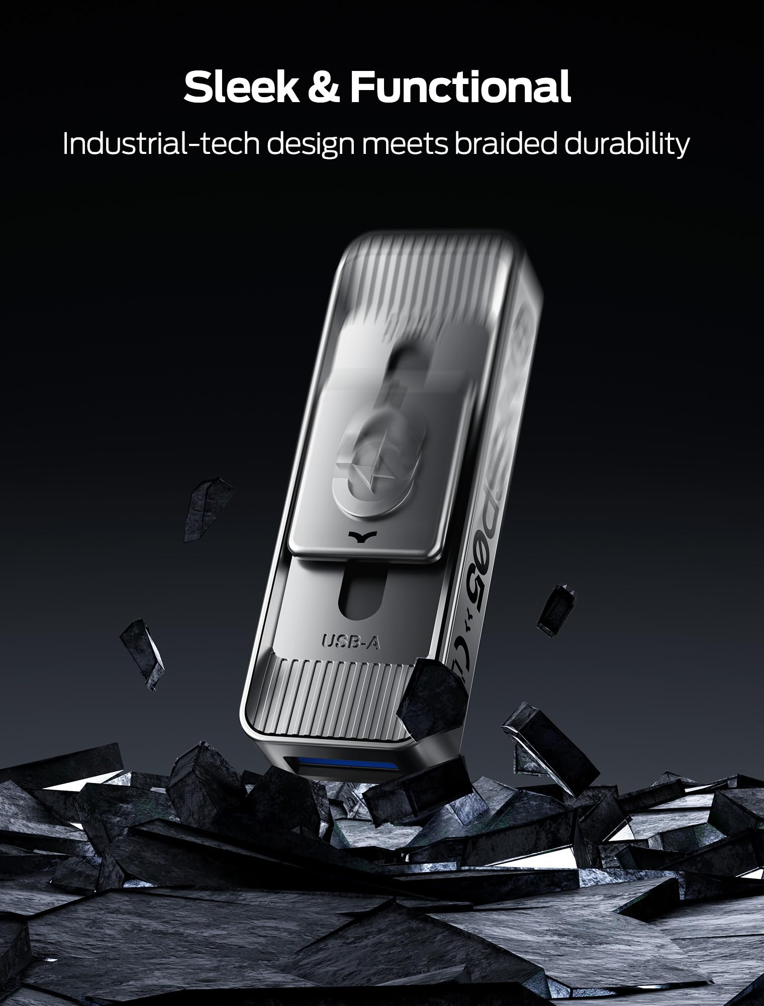 MOVE SPEED 512GB Solid State Drives with Dual Ports & Push-Pull Design — 560MB/s - MOVE SPEED Official Product View 6