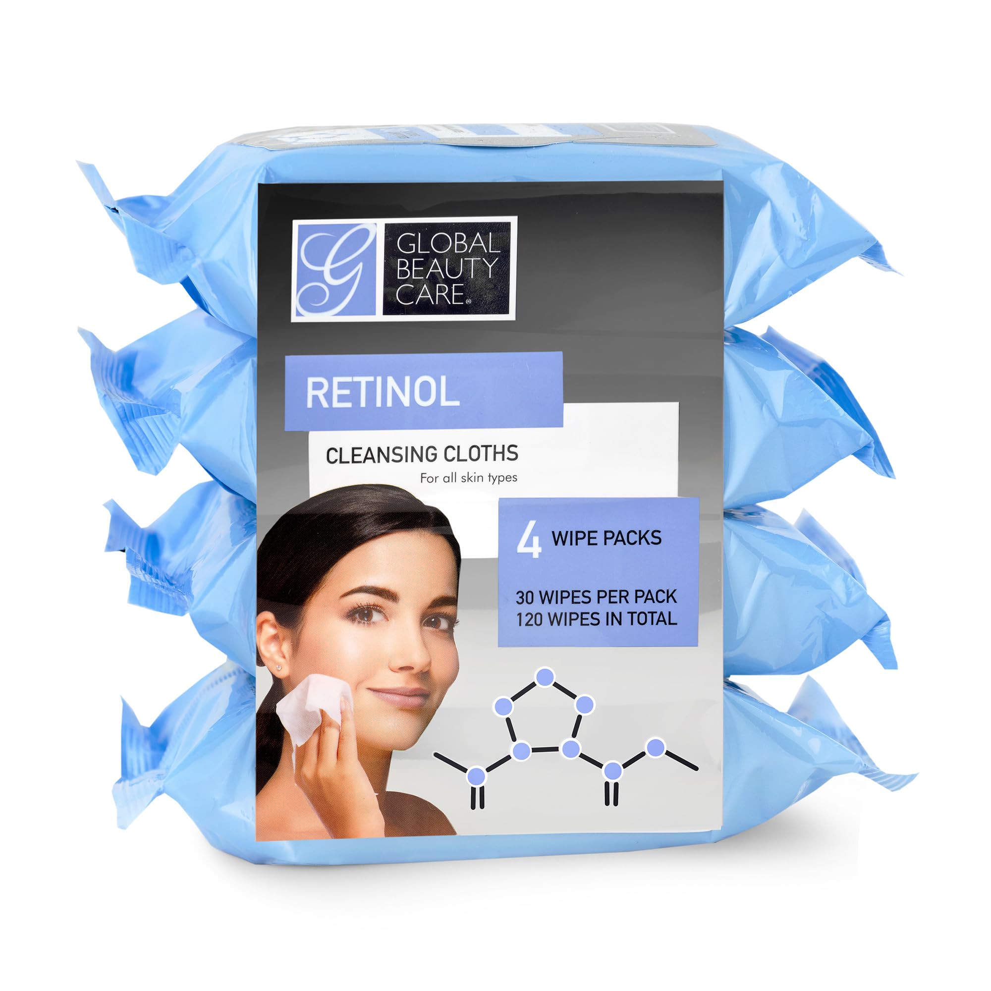 Global Beauty Care Retinol Waterproof Makeup Remover Facial - Global Beauty Care