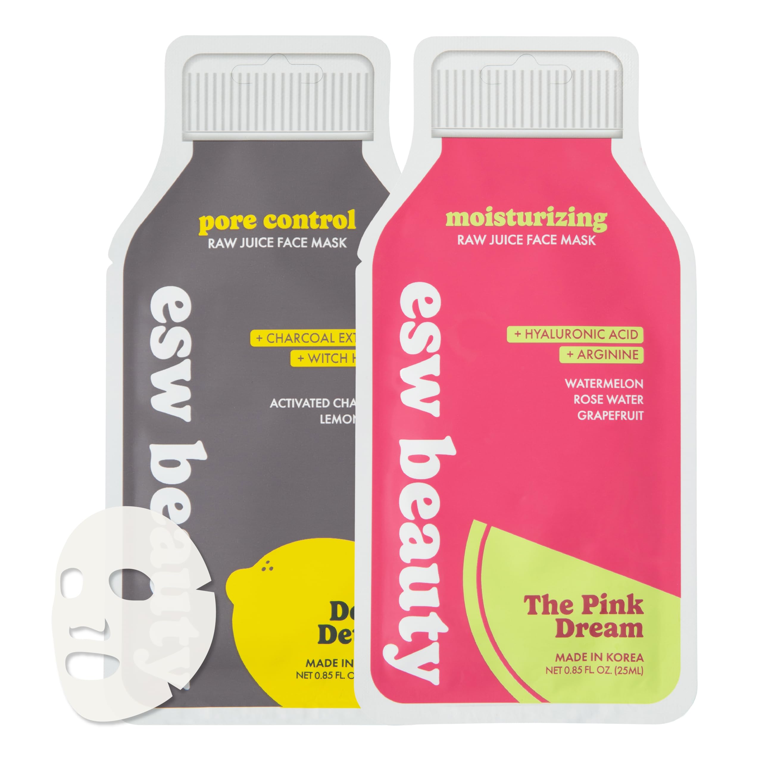 ESW Beauty Face Masks Set, Deep Detox &amp; The Pink Dream, 2 - ESW Beauty