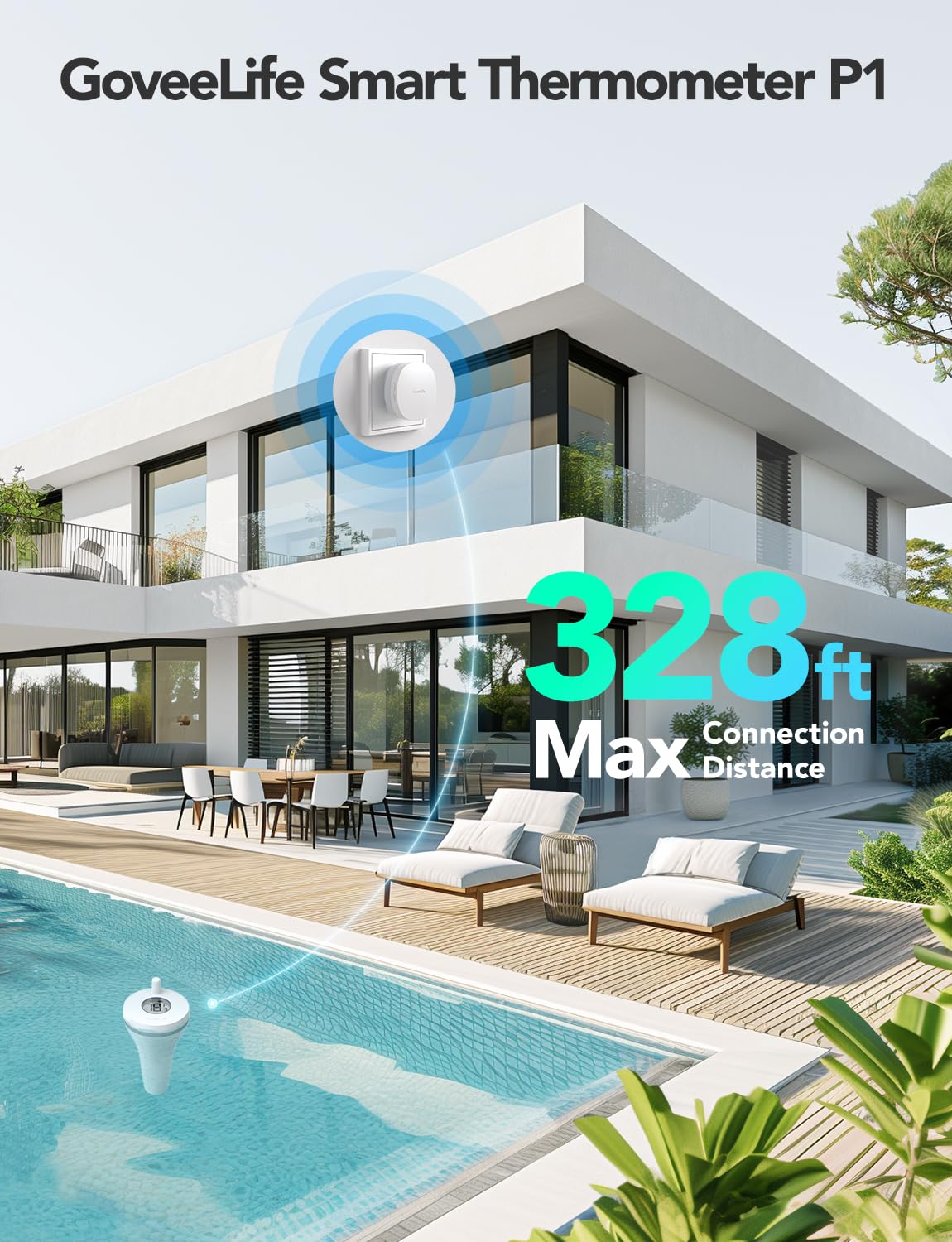 GoveeLife WiFi Pool Thermometer P1 Wireless Water - GoveeLife Official Imagery - 4