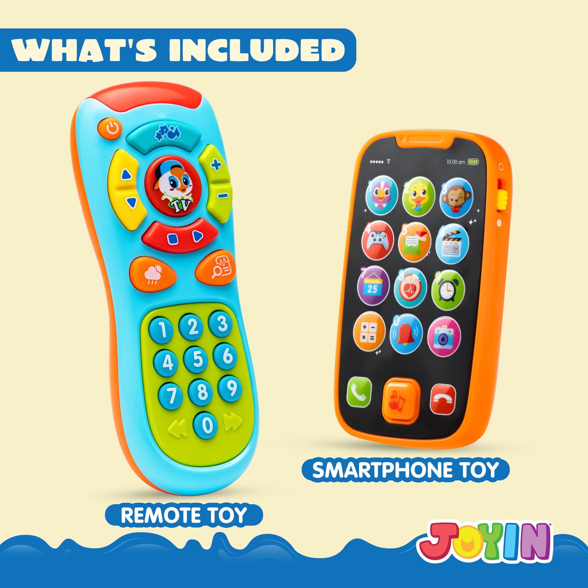 JOYIN Learning Phone and Remote Toy for Kids, Fun Smartphone Toys - JOYIN Official Product View 4