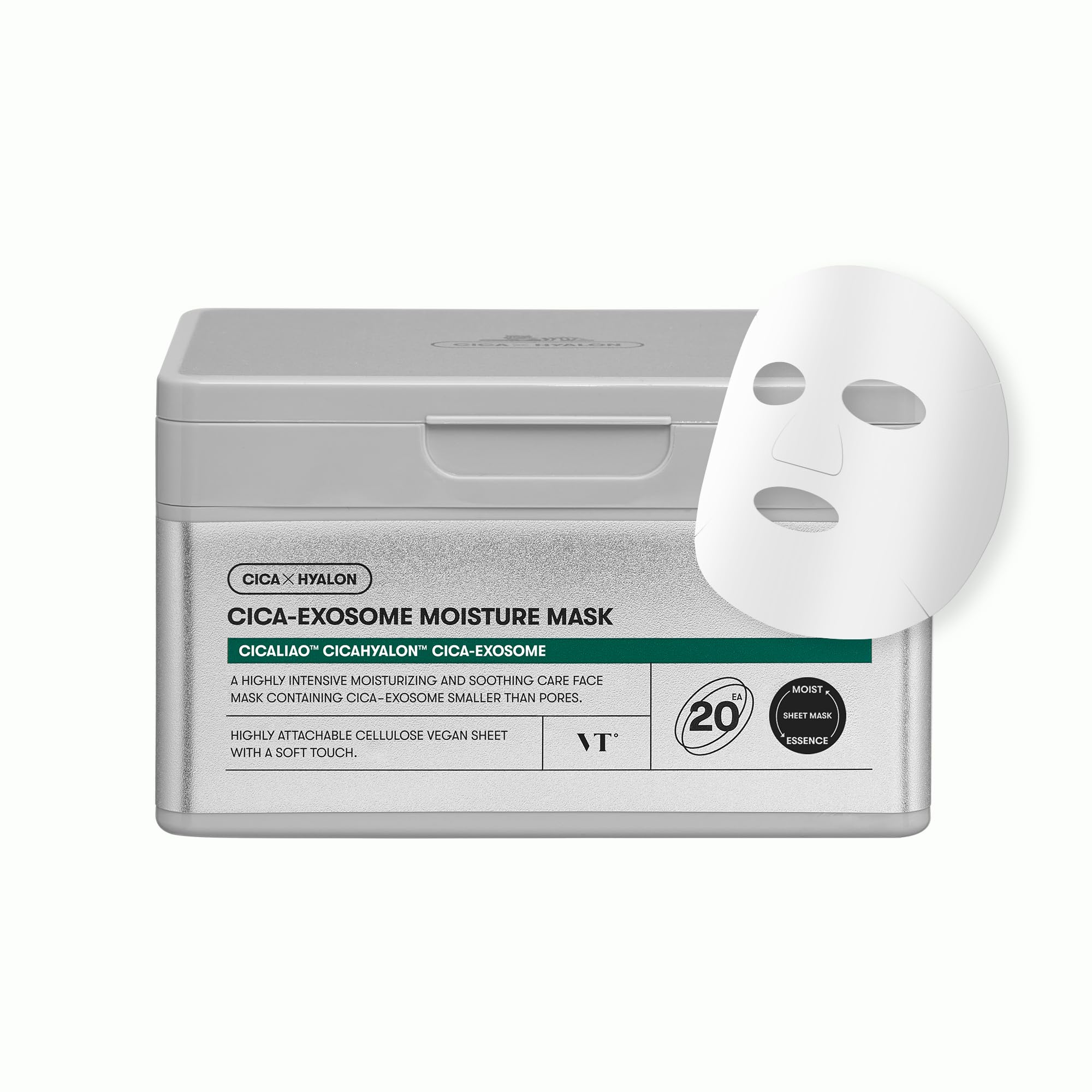 VT COSMETICS Cryo Ice Cool Mask, 30 Sheets, Hydrating Korean - VT COSMETICS
