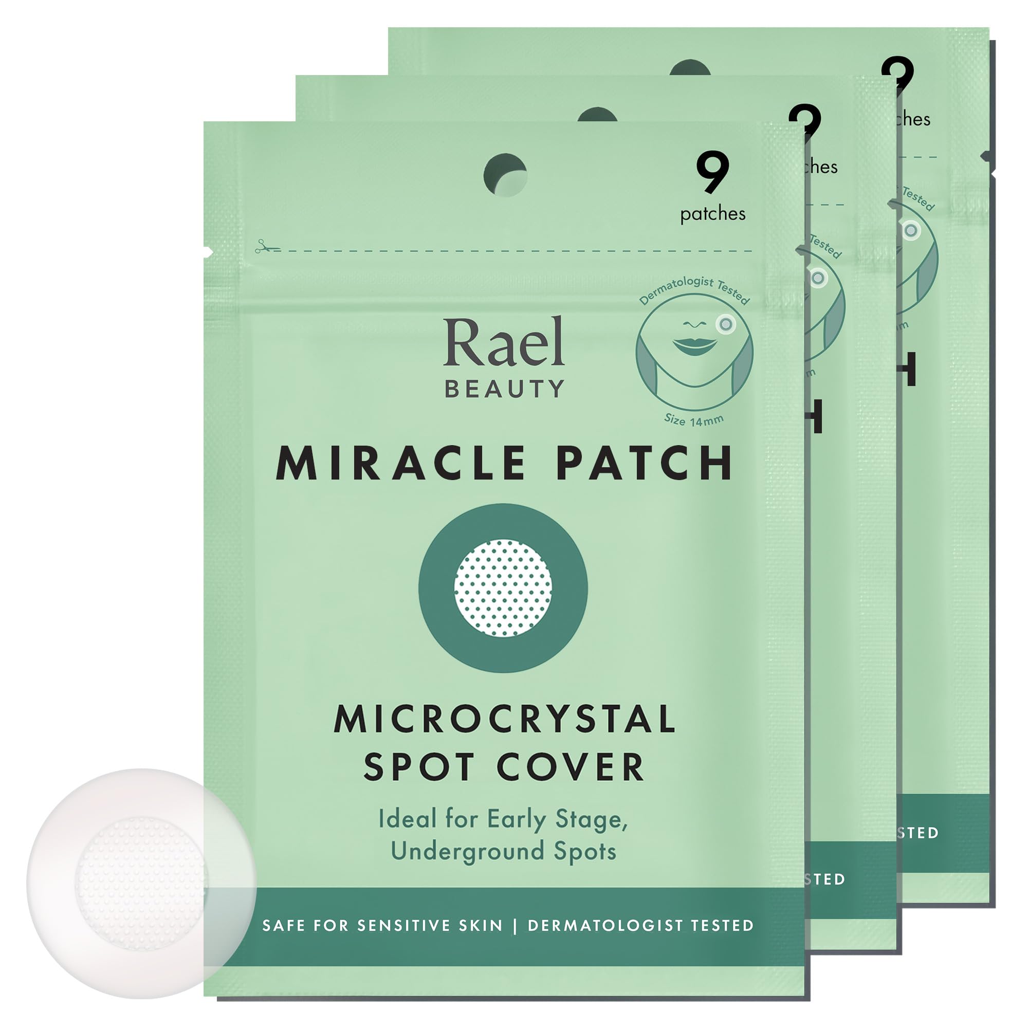 Rael Miracle Spot Control Cover Hydrocolloid Strips Pimple - Rael