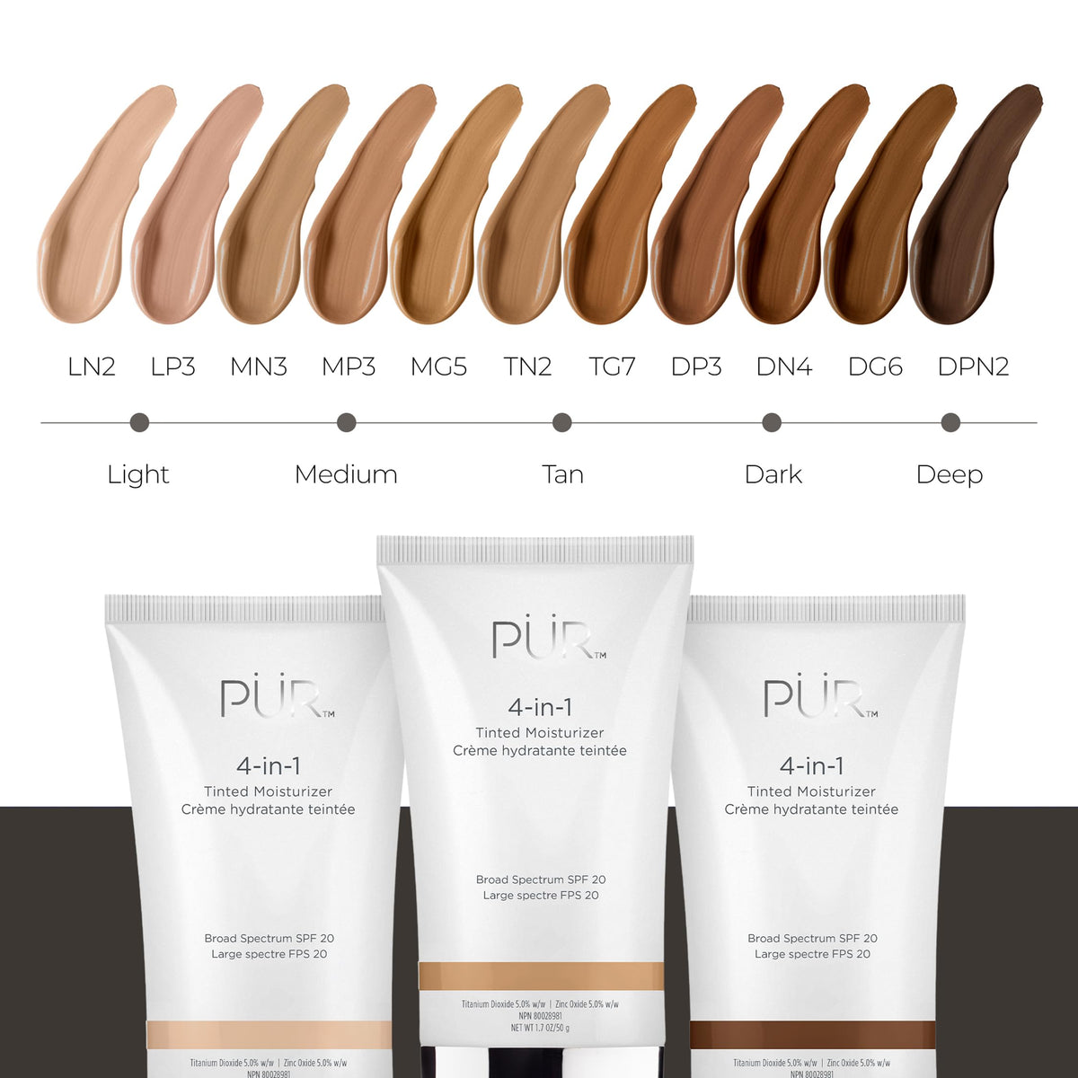 P R MINERALS 4 in 1 Tinted Moisturizer With SPF 20 - Elefair Store Official Product Imagery - 6
