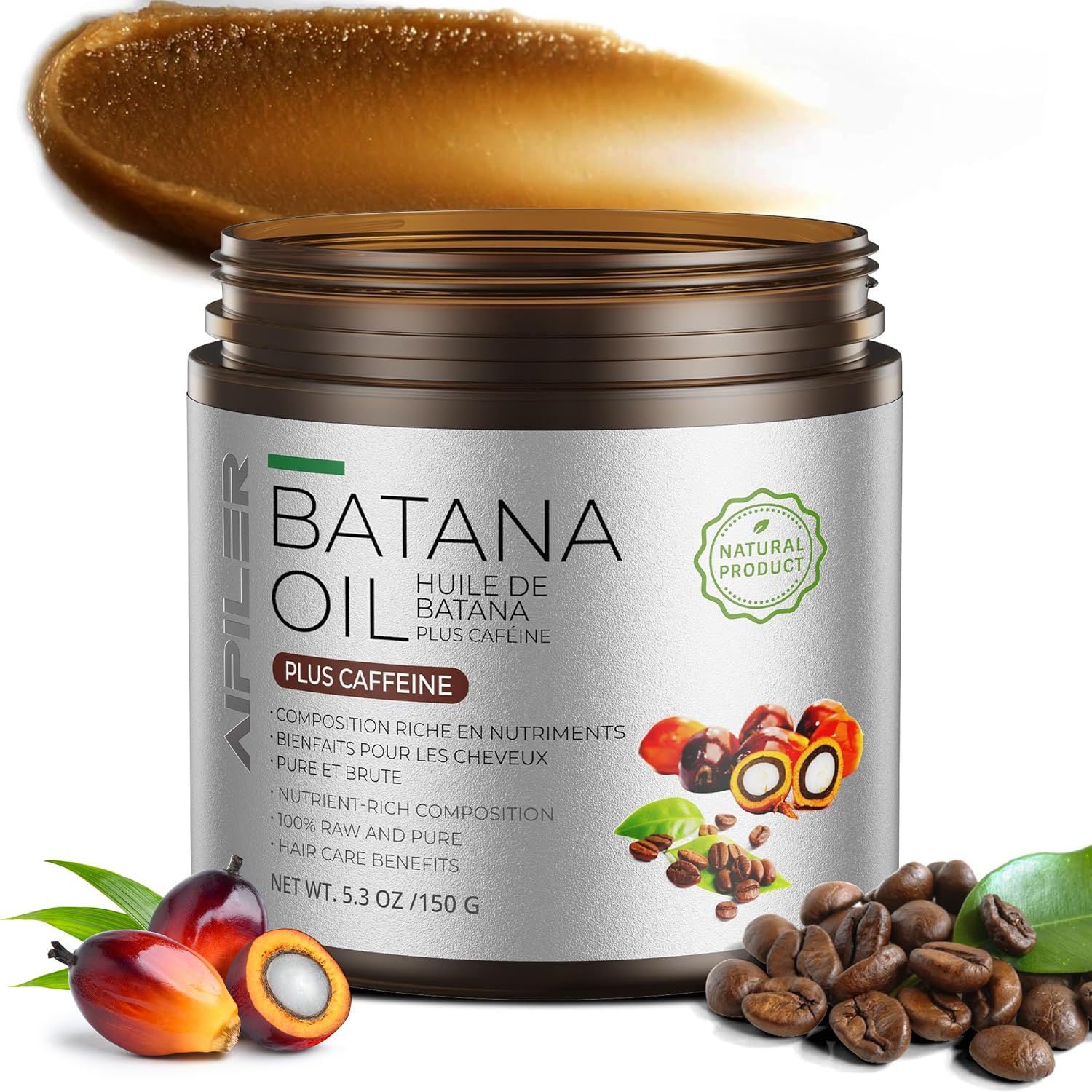 AIPILER Batana Oil Paste - Pure and Raw Honduras Oil Pre or Post - AIPILER Official Product View 10