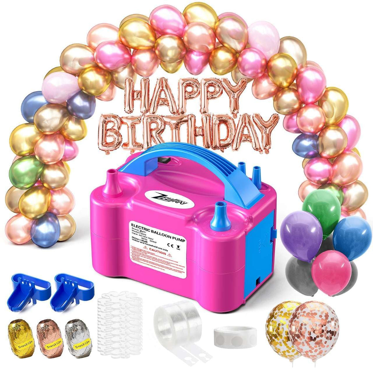 Portable Electric Balloon Pump - ZEUSRAY Official Imagery - 1