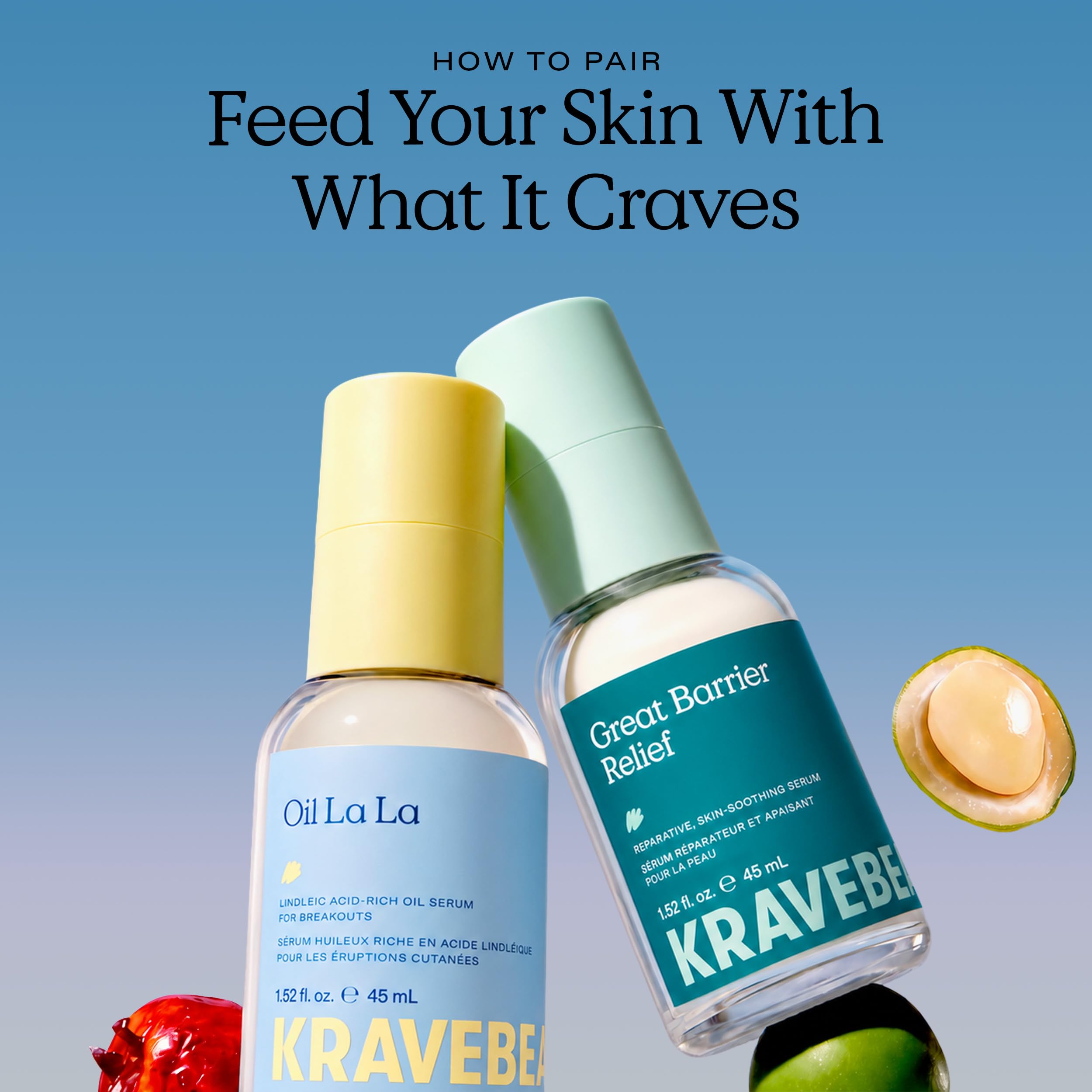KraveBeauty Great Barrier Relief Face Serum for Dry, Sensitive - KraveBeauty