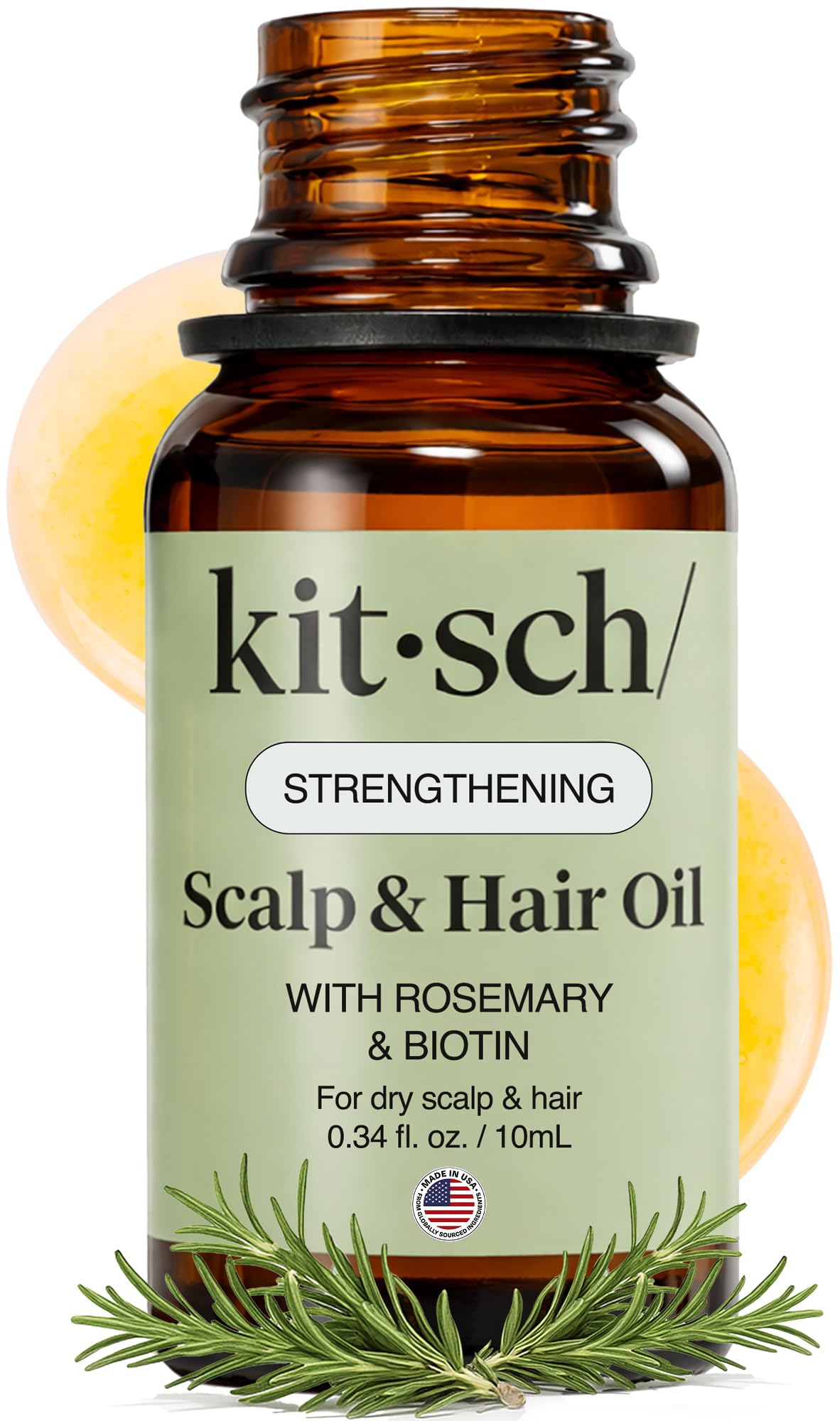 Elefair Tech Kitsch Rosemary Oil for Hair Growth - With Castor Oil & Biotin & Jojoba - Elefair Tech Official Product View 2