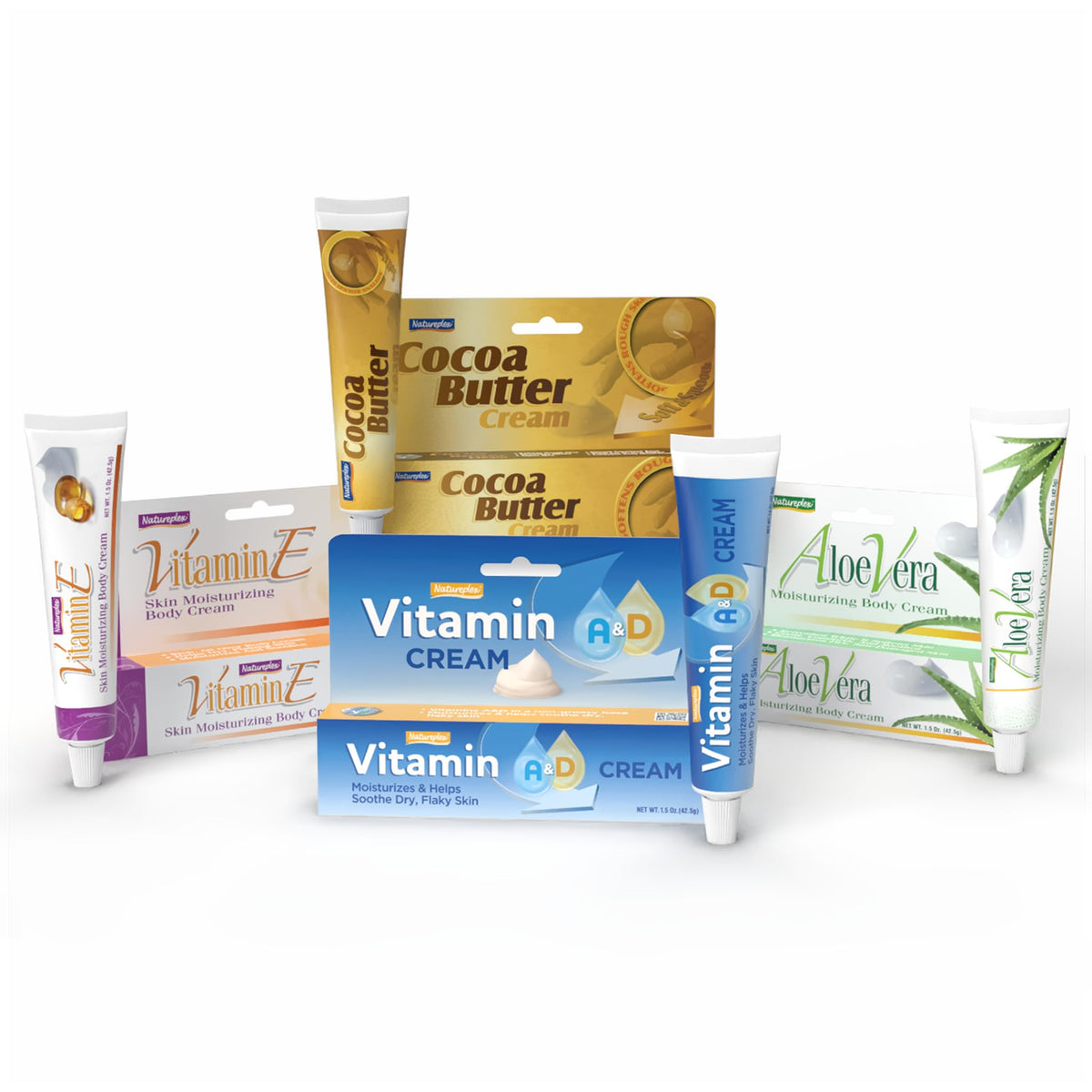 Natureplex Vitamin Cream Bundle Includes Aloe Vera Vitamin E - Natureplex Official Imagery - 2